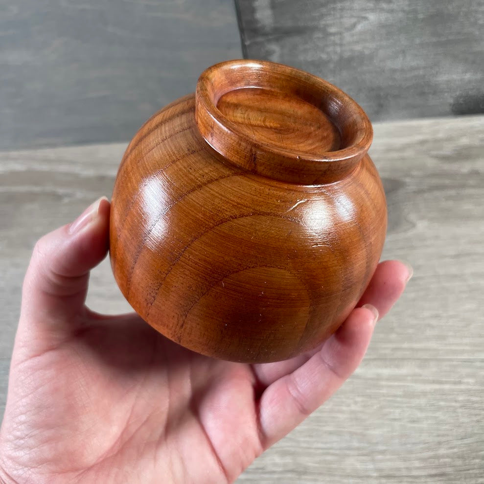 Wood bowl bottom for crystals wholesale altar decor