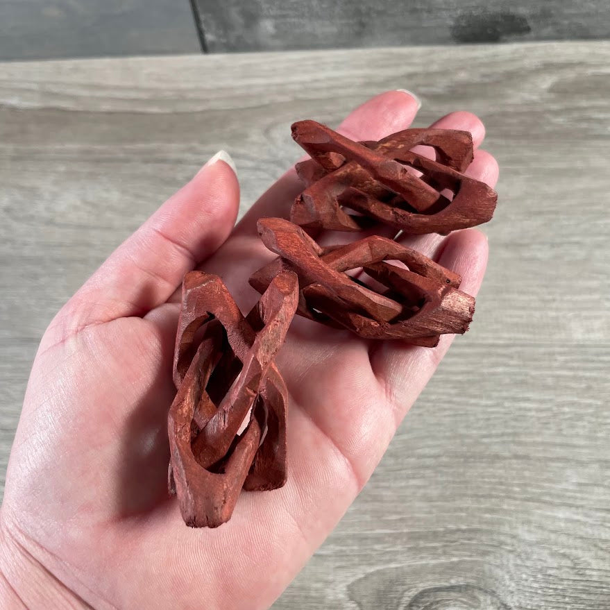 Wholesale wooden specimen display holder for crystals and minerals