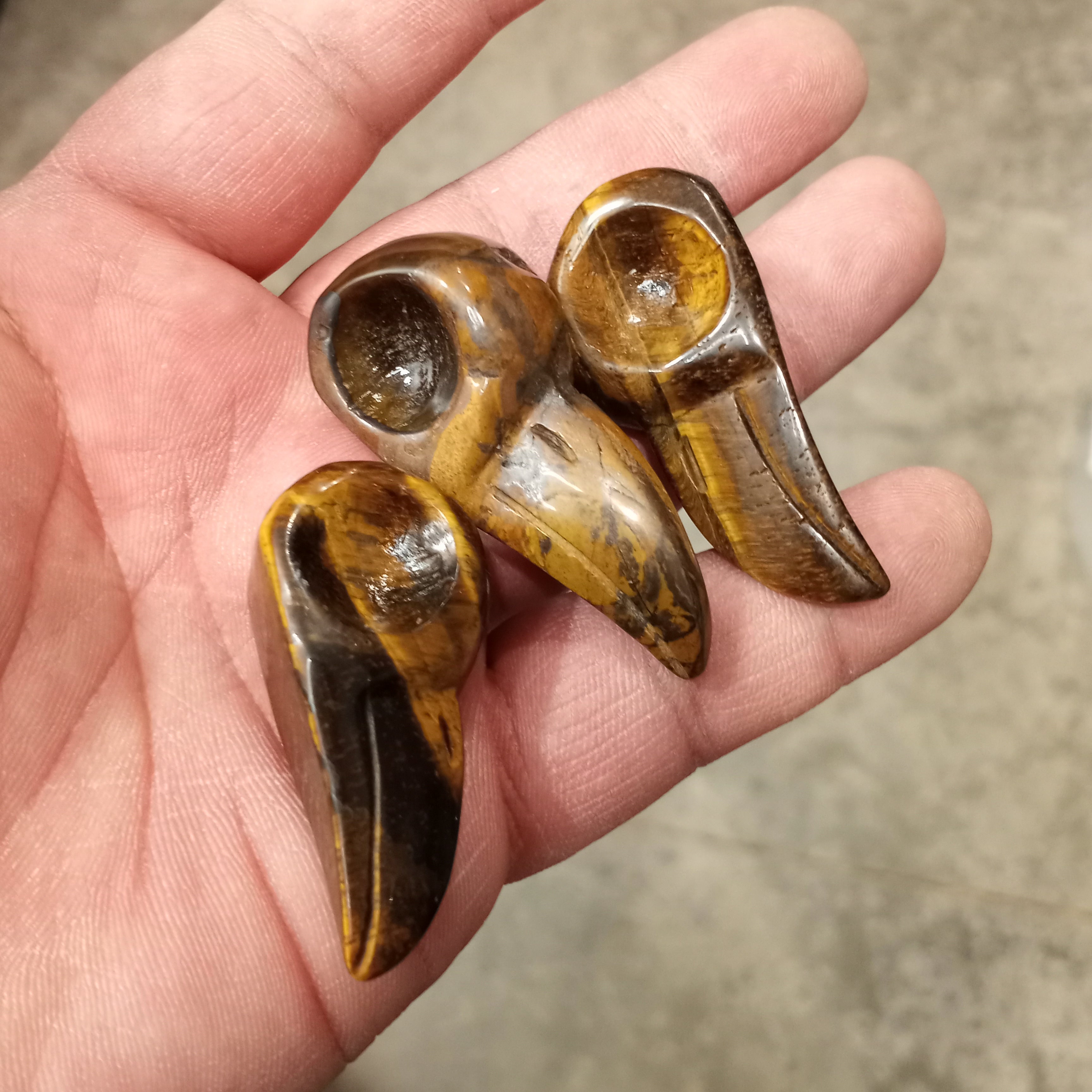 tiger eye Unique gemstone skull display wholesale