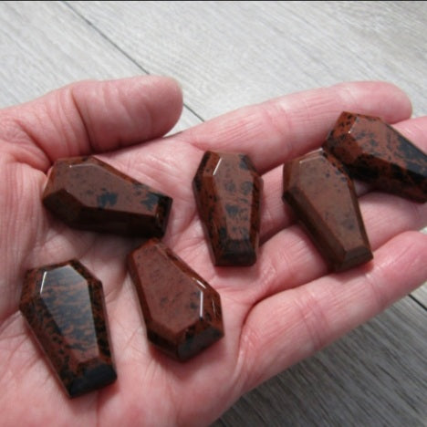 mahogany obsidian wholesale gemstone coffins