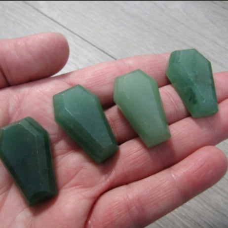 aventurine wholesale coffin-shaped crystal for healing and meditation