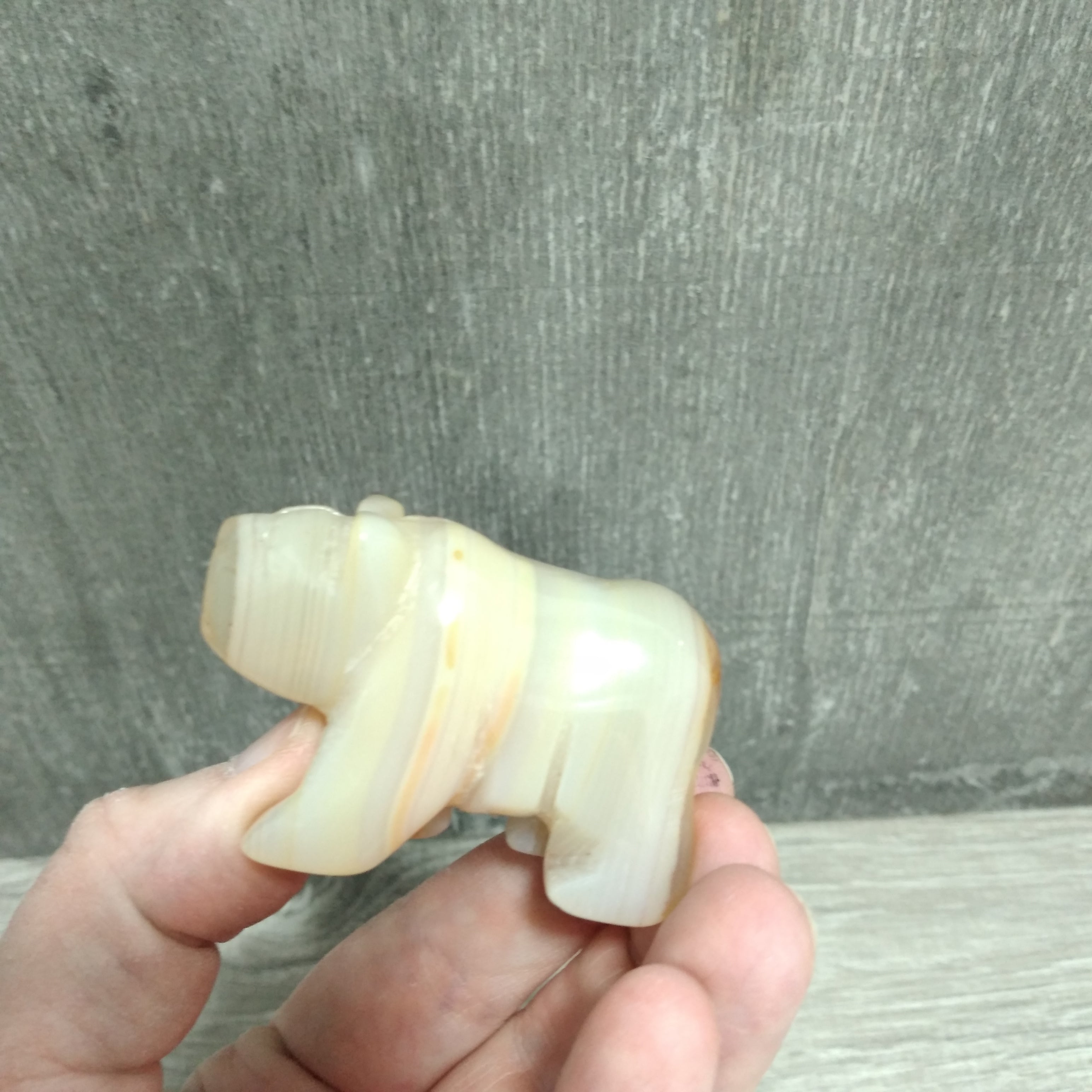 Agate bear for gift shop resale
