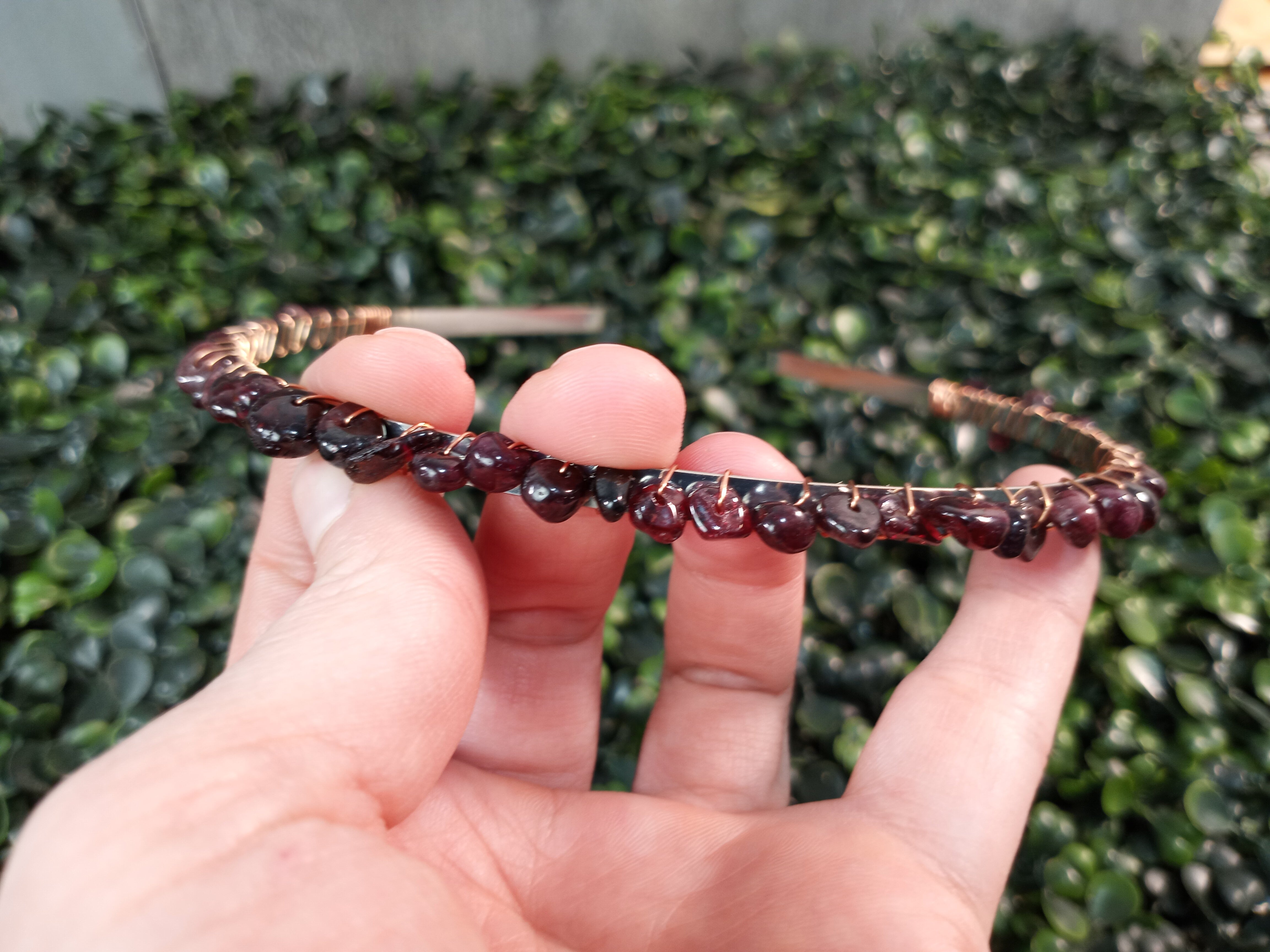 garnet headbands for gift shops wholesale