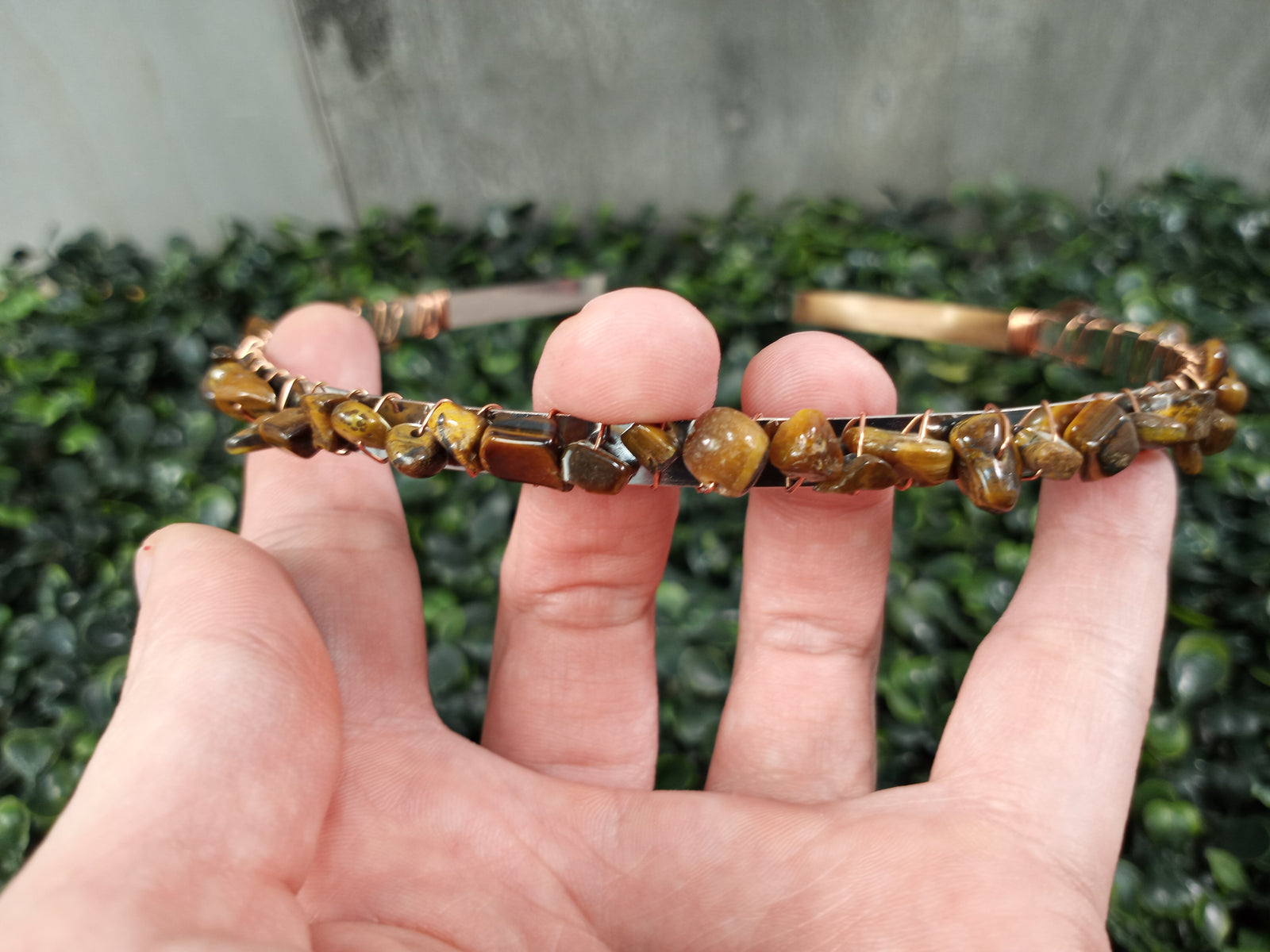 tiger eye boutique headbands with stones for resale