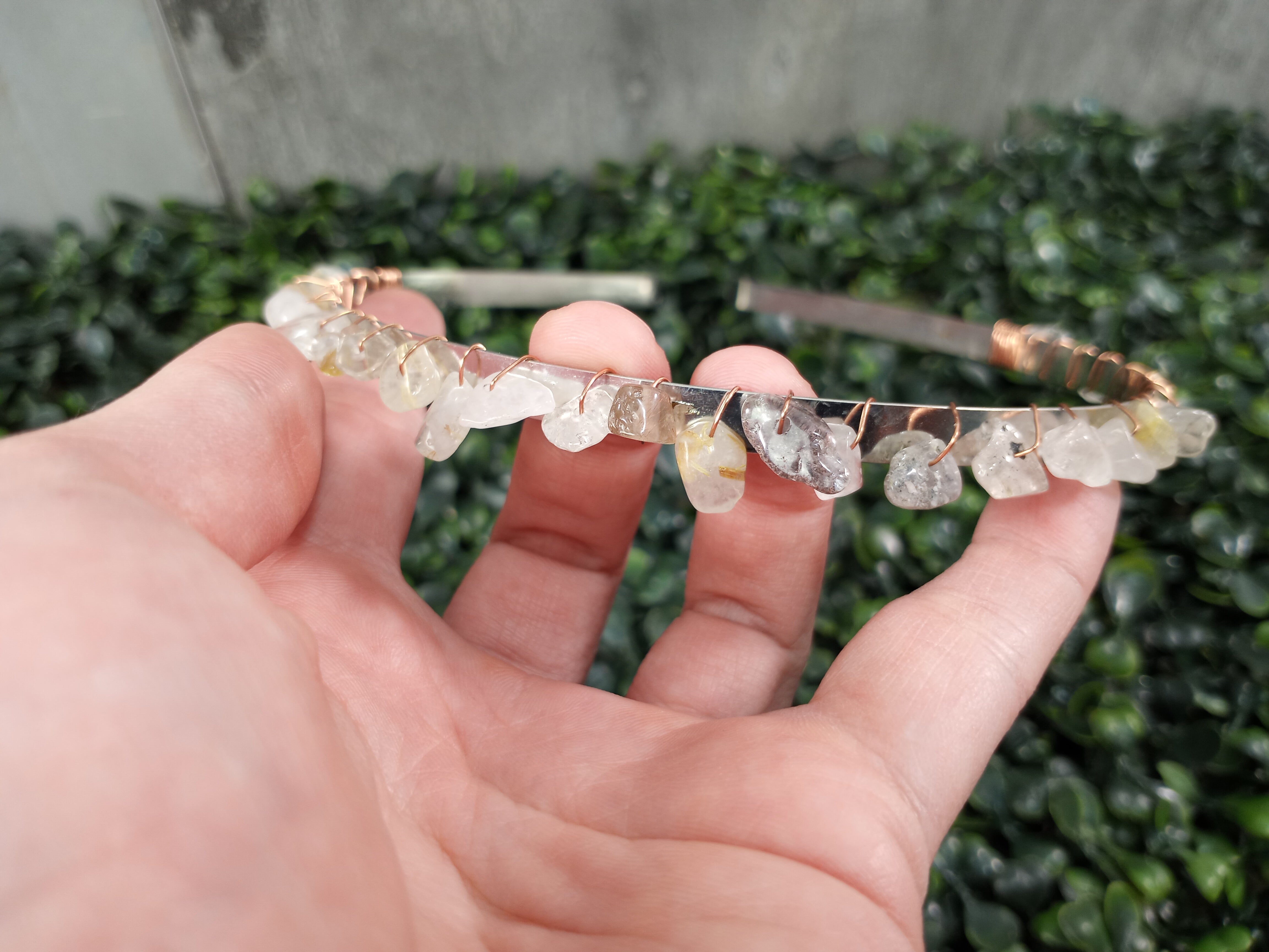 rutilated quartz headbands for gift shops wholesale