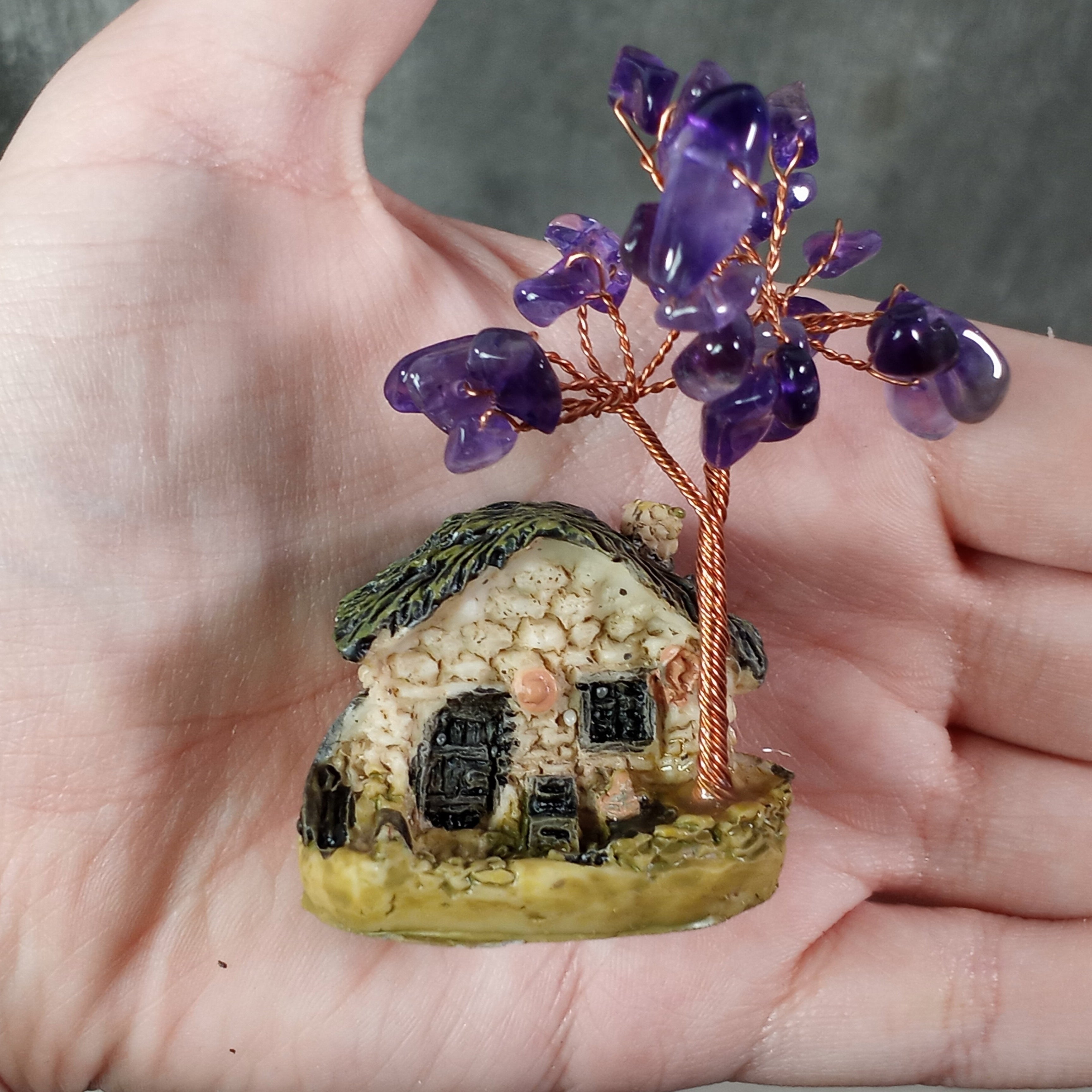 Amethyst mystical gemstone decor