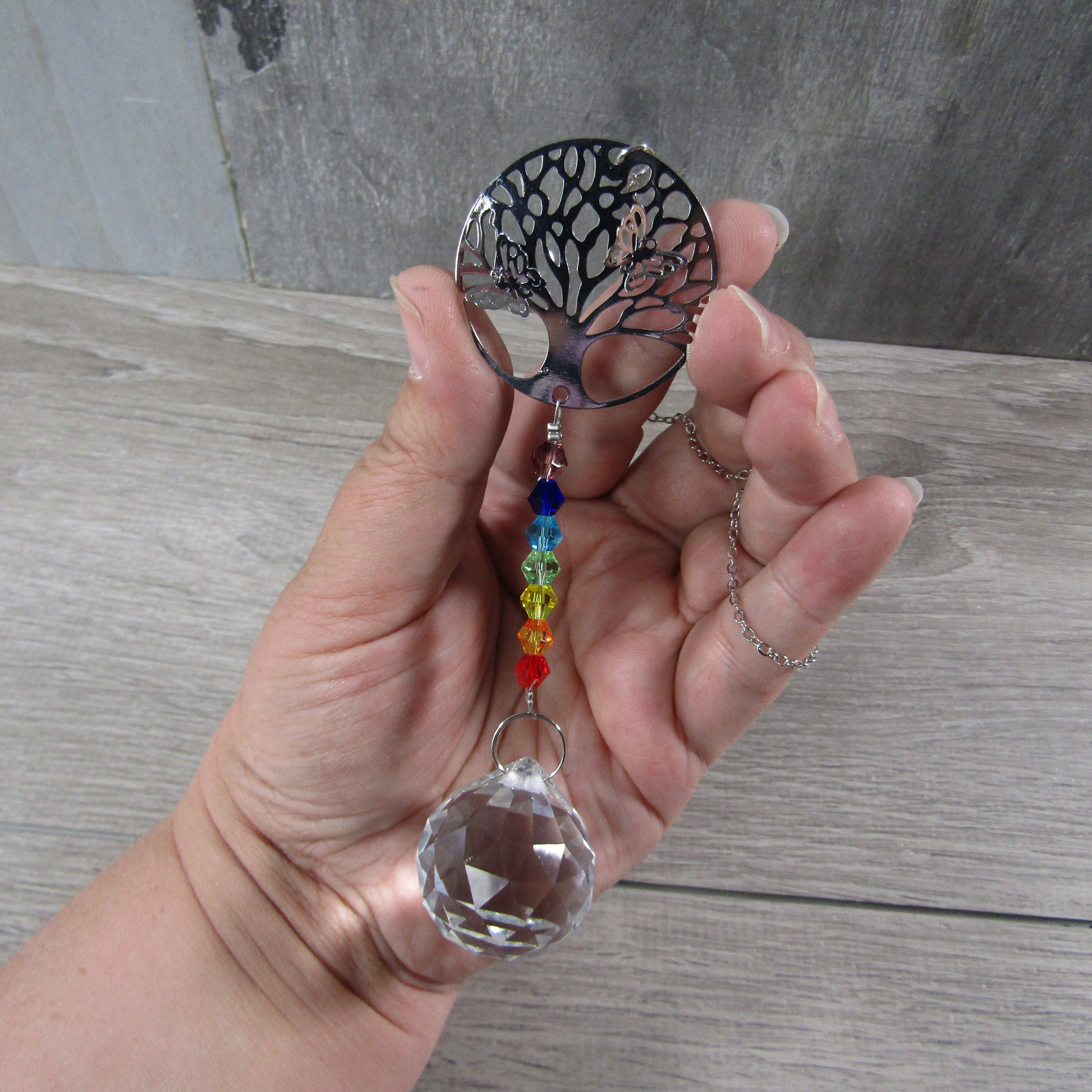 Tree of life boho crystal suncatcher bulk