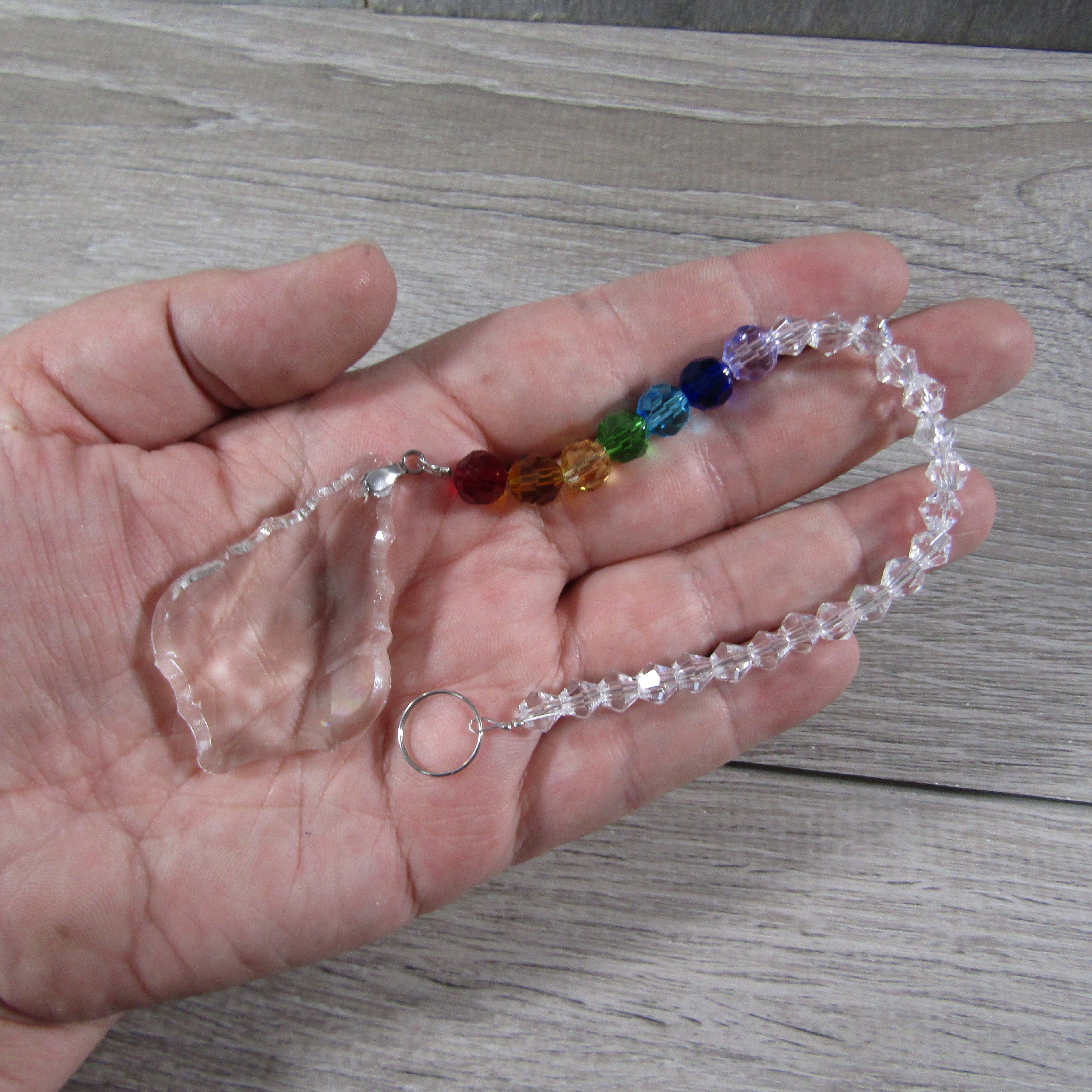 Rainbow boho crystal suncatcher bulk