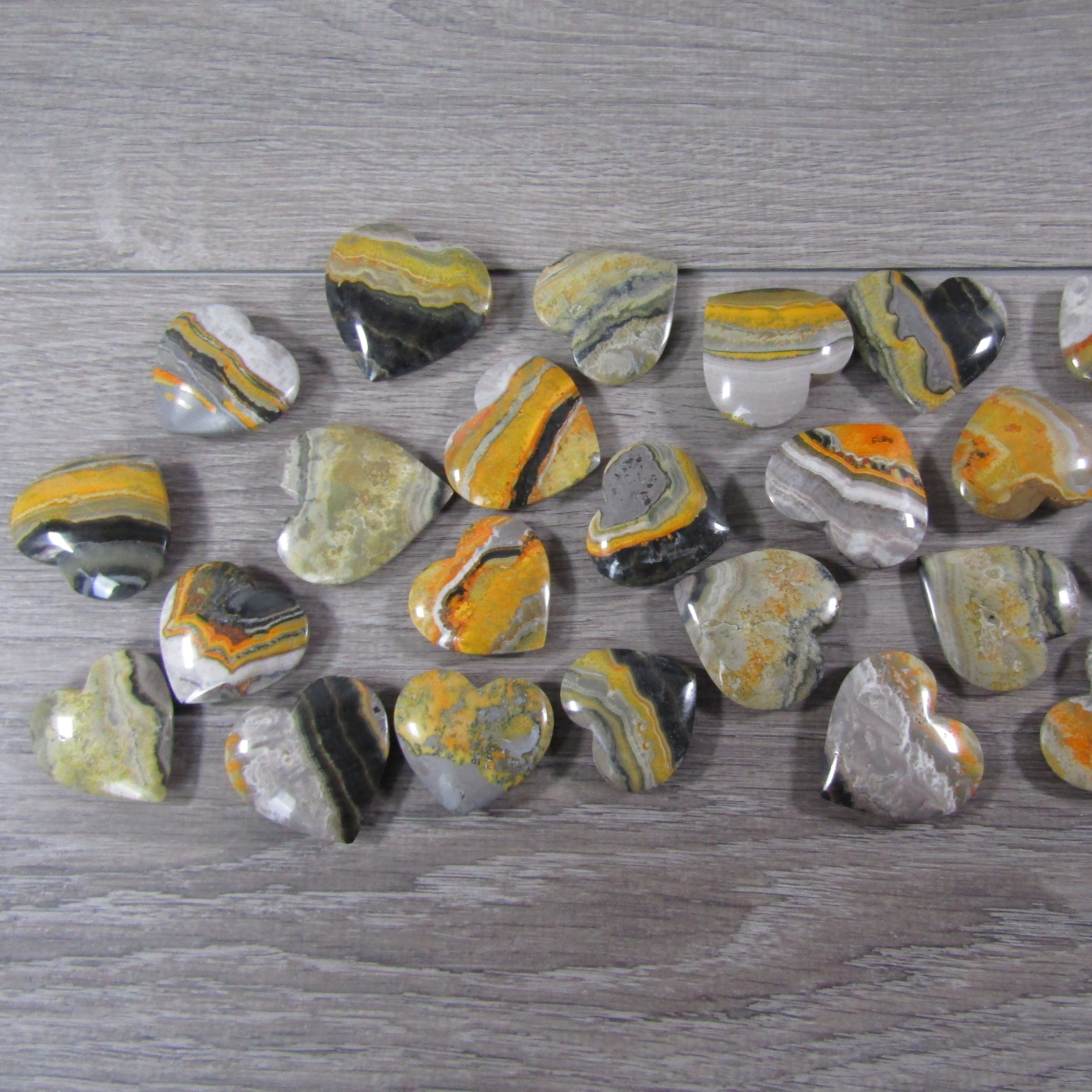 Yellow Jasper Heart for Resale