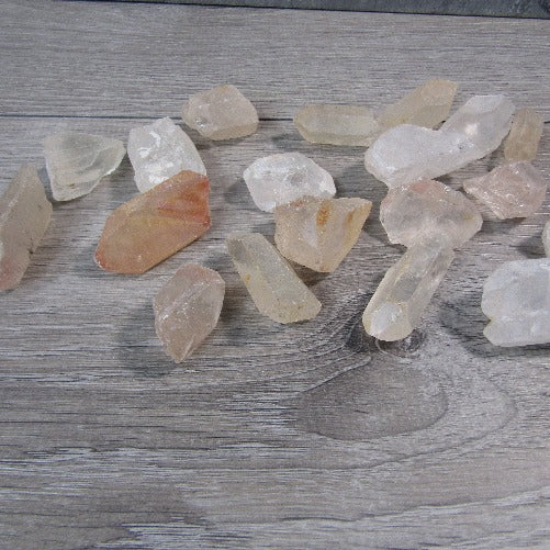 Quartz chunks for wholesale 1-pound lot.
