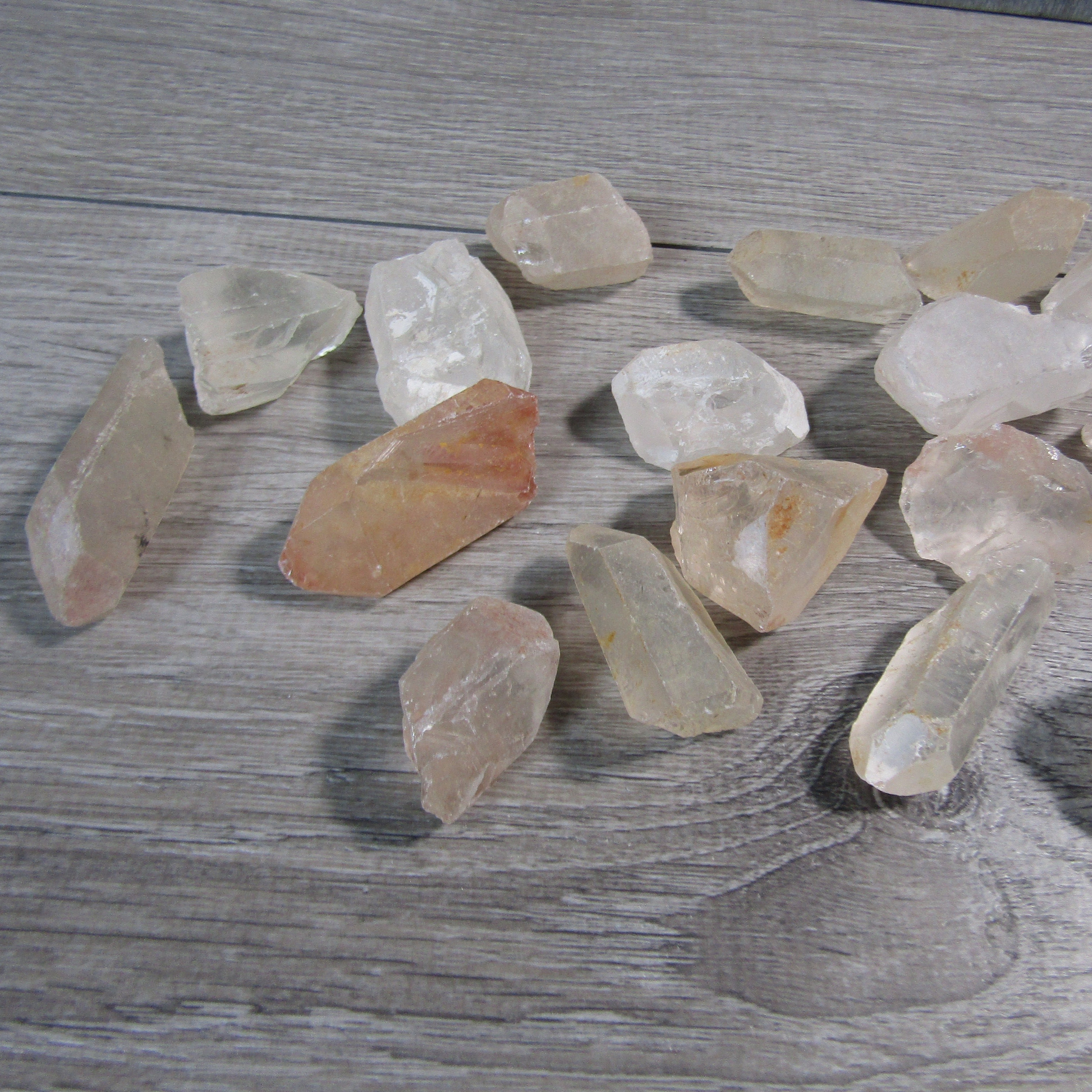Wholesale Brazil quartz chunks in bulk for metaphysical shops and home decor.