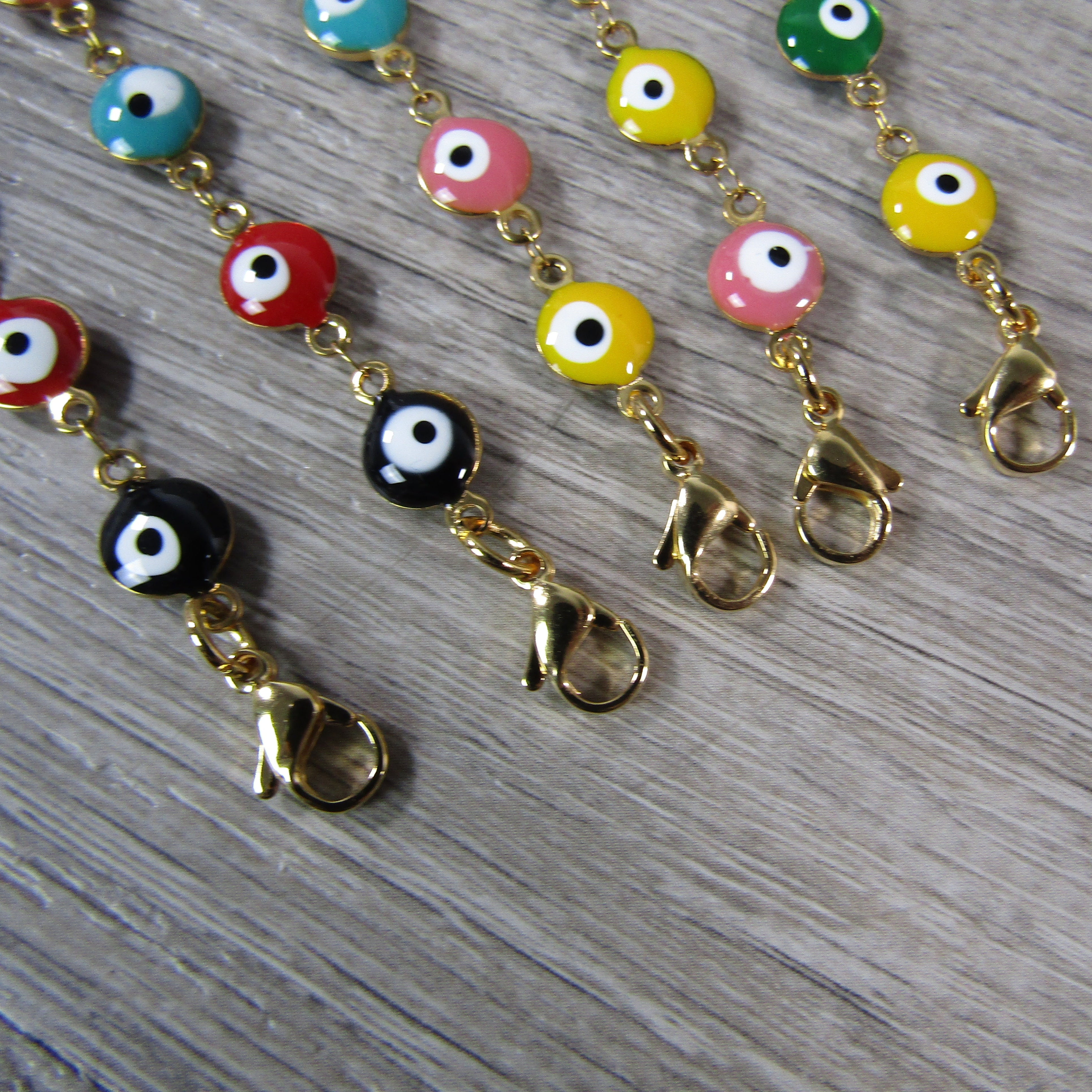 Wholesale adjustable evil eye bracelet for retail stores