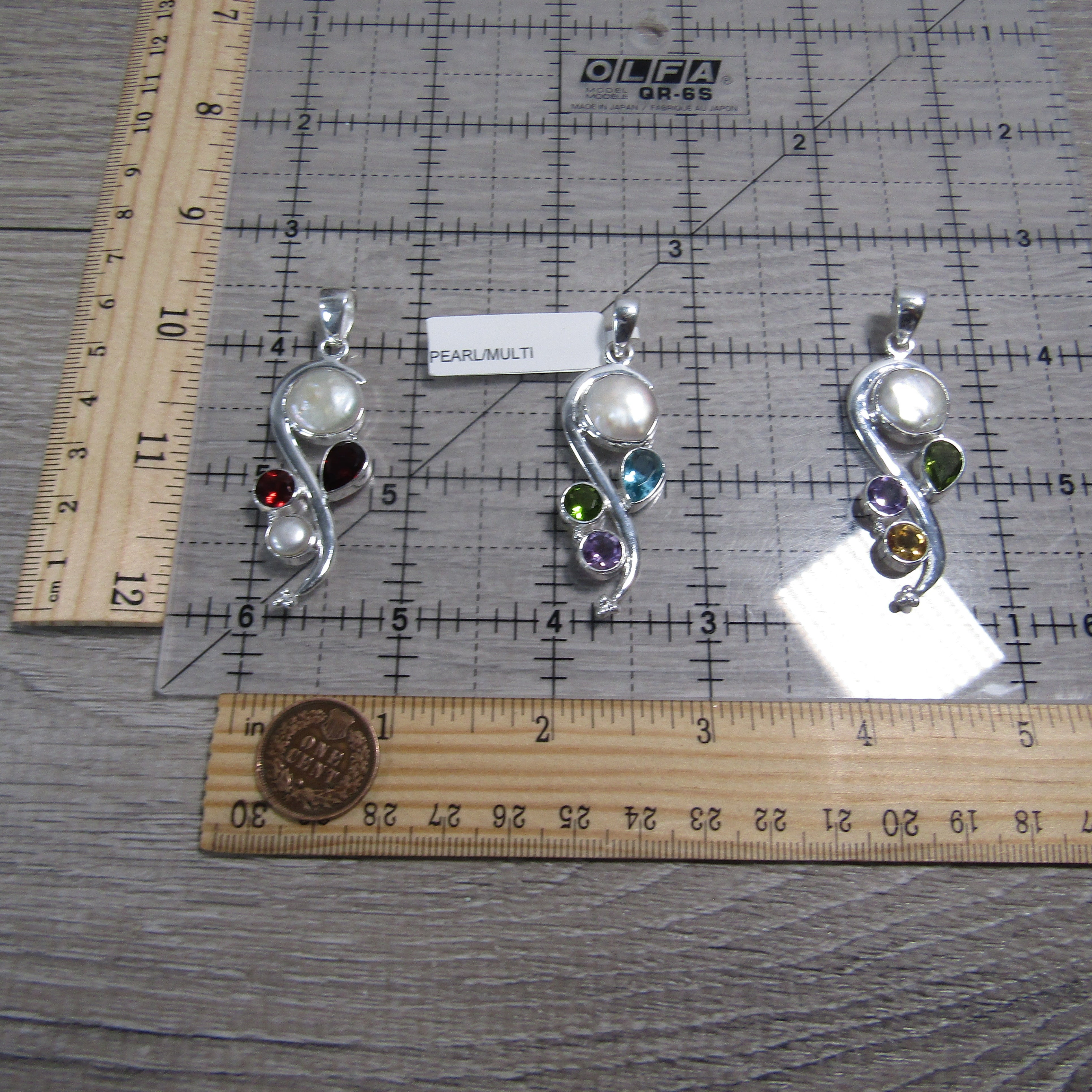 Sterling Silver Pendant - Mother of Pearl