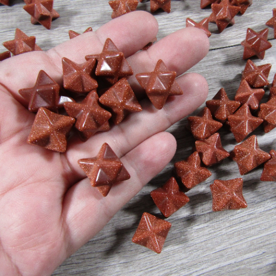 goldstone bulk gemstone Merkaba star crystal wholesale