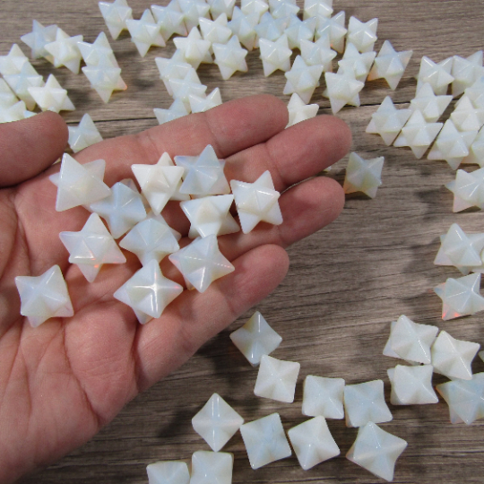 opalite mini Merkaba stone for retail