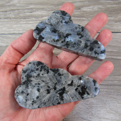 Wholesale polished Larvikite cloud for boutique shops