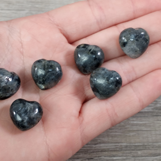 Labradorite small crystal hearts bulk