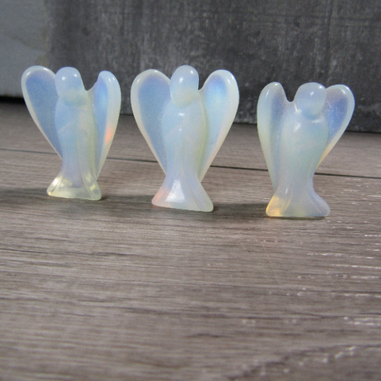opalite angel stone angel carvings for bulk wholesale