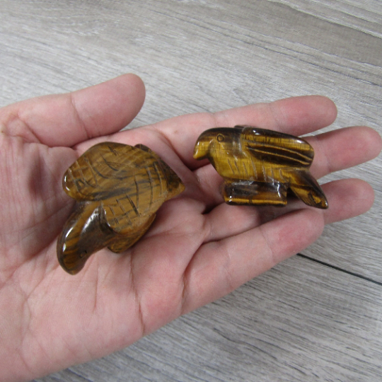 tiger eye gemstone eagle sculpture for resale
