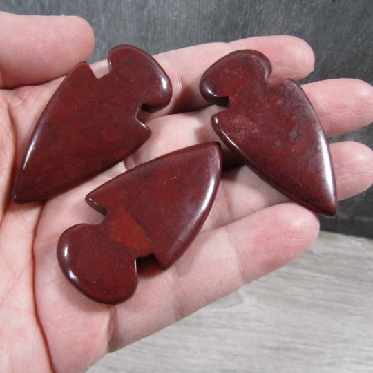 red jasper medium gemstone arrowheads crystal shop supply