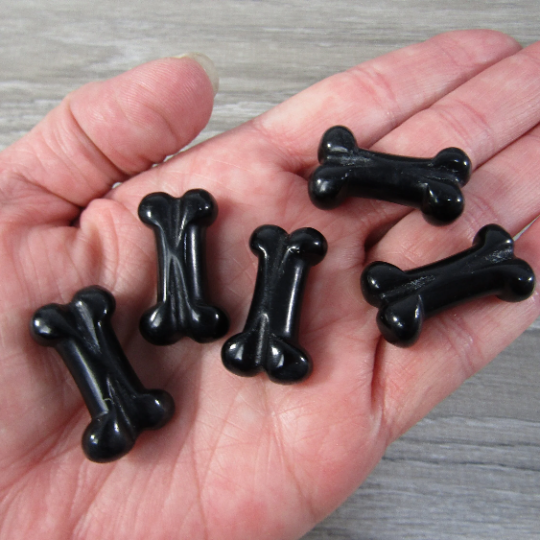 obsidian carved gemstone bones for retailers