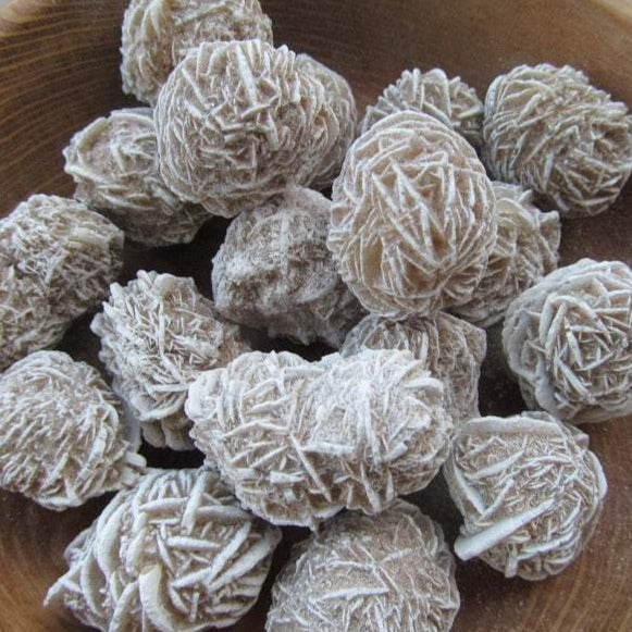 Wholesale Desert Rose crystal clusters for metaphysical shops.