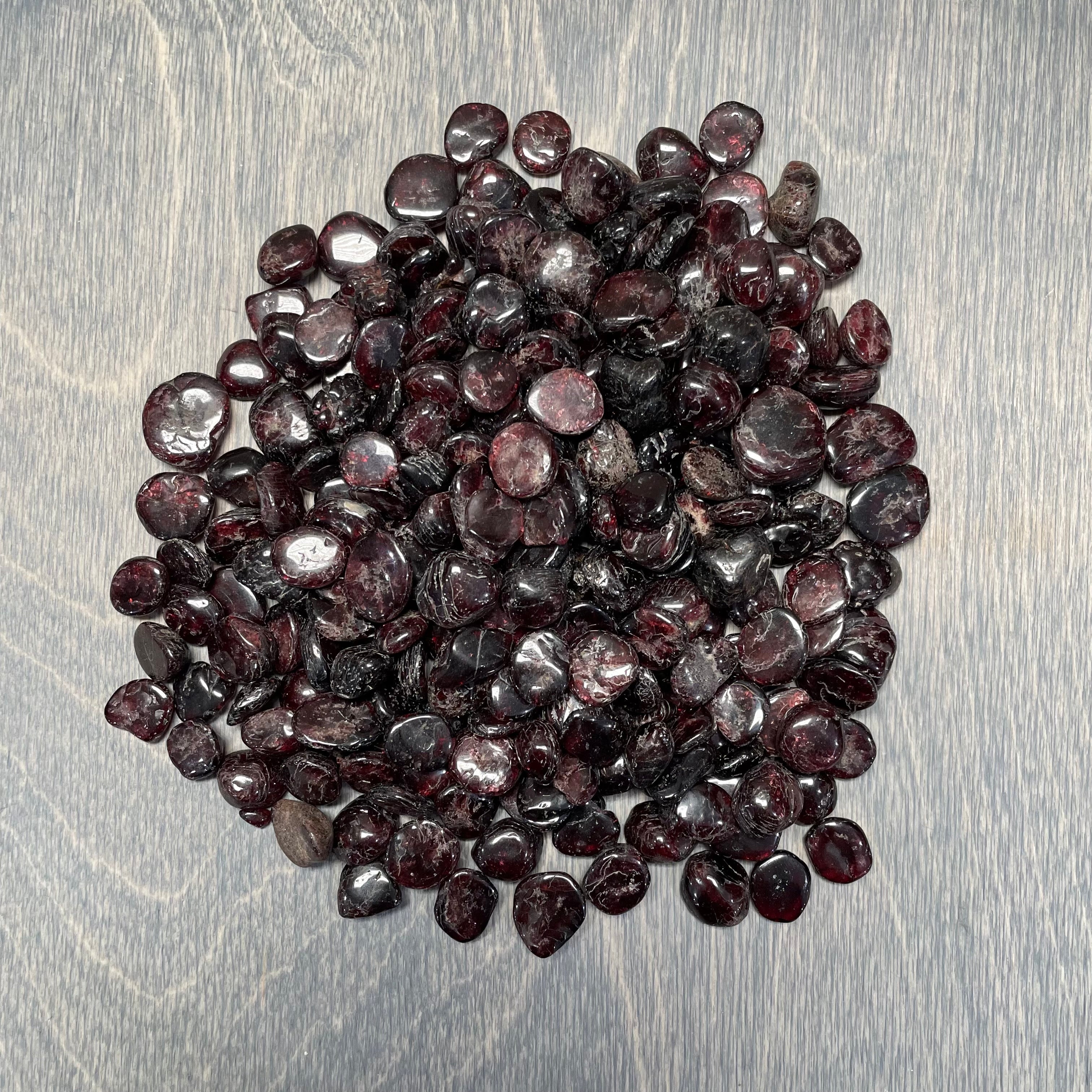 Garnet tumbled stones in bulk for crystal shops