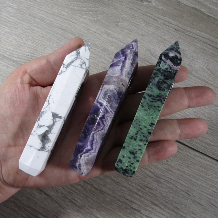 Gemstone Tobacco Pipe