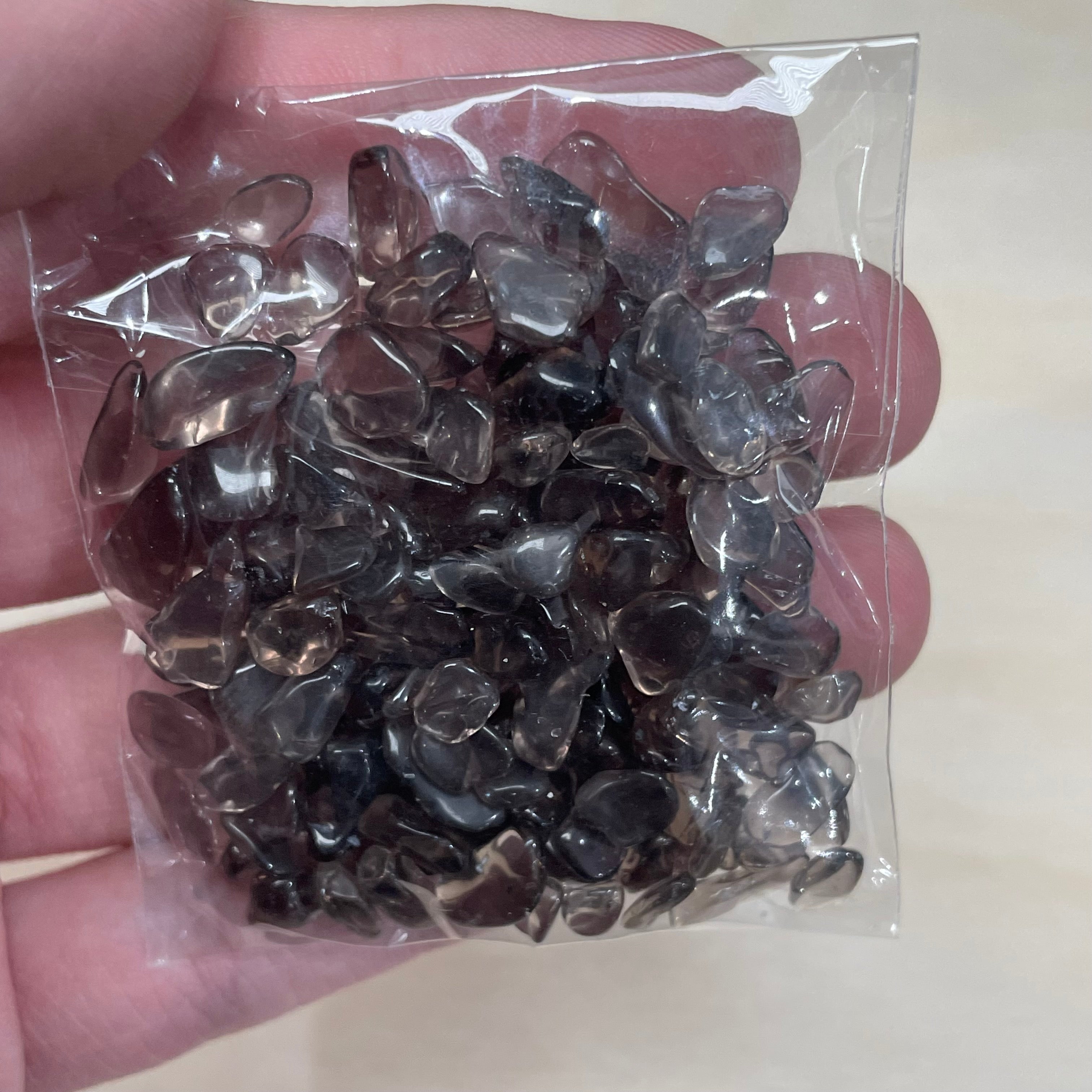Smoky Quartz Chips for gridding - wholesale