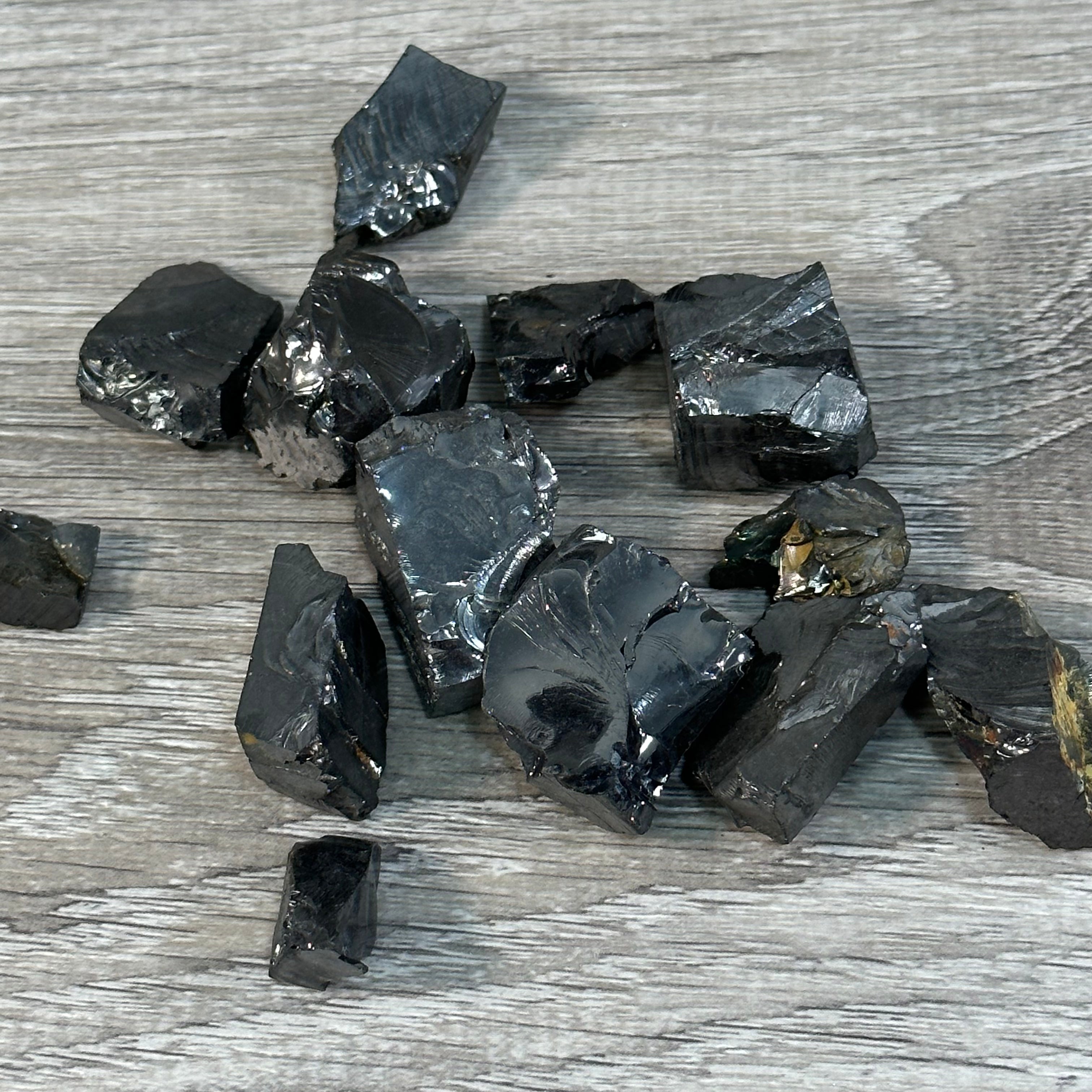 Authentic Russian elite Shungite stones in a wholesale 100g lot