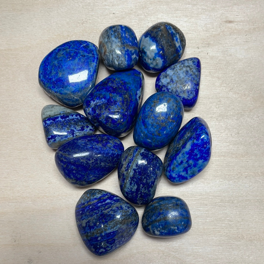 Bulk lot of large Lapis Lazuli tumbled stones