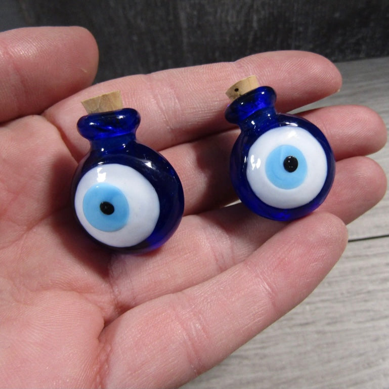 Protective Evil Eye storage bottle for resale