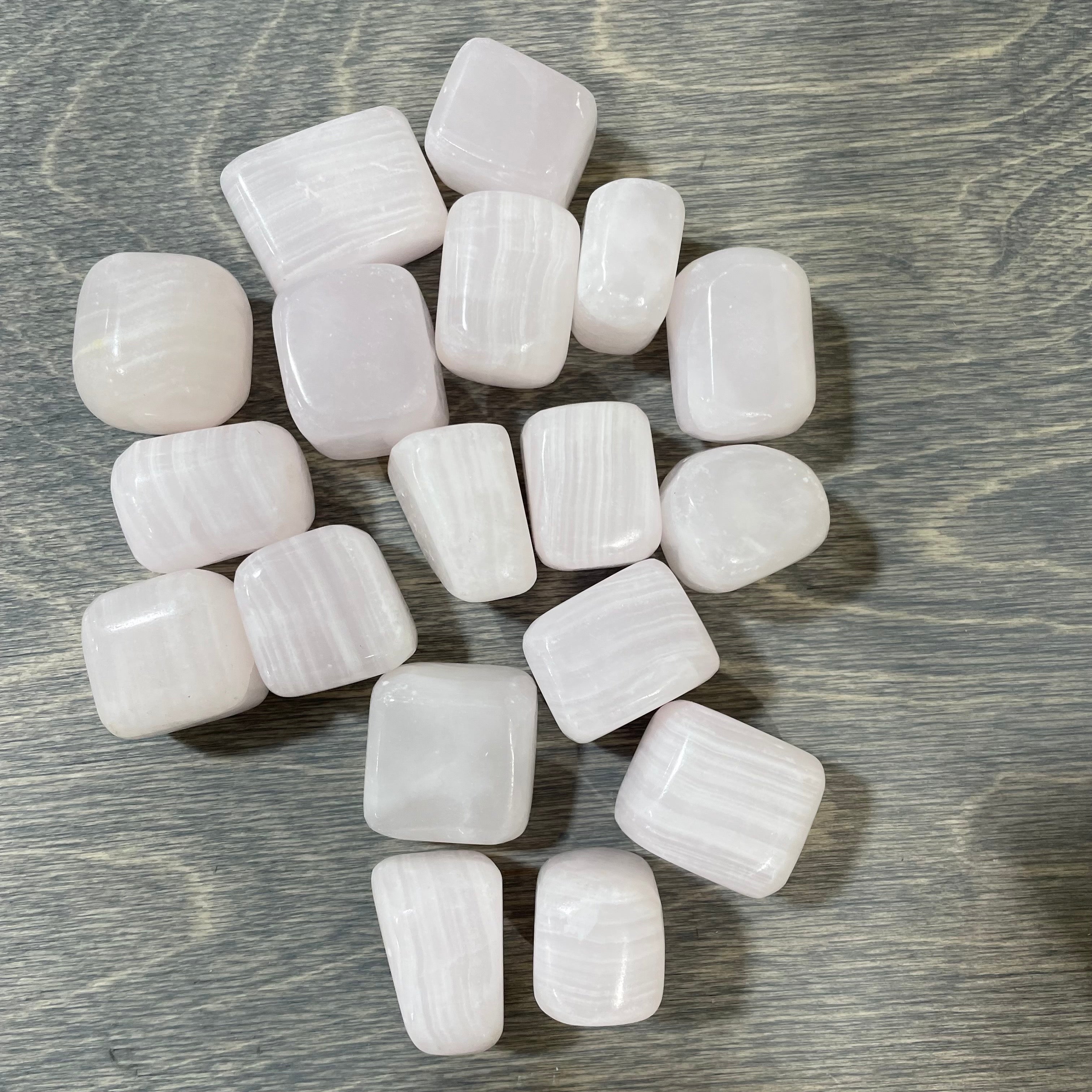 Wholesale Mangano Calcite Tumbled Stones 1 LB Bag