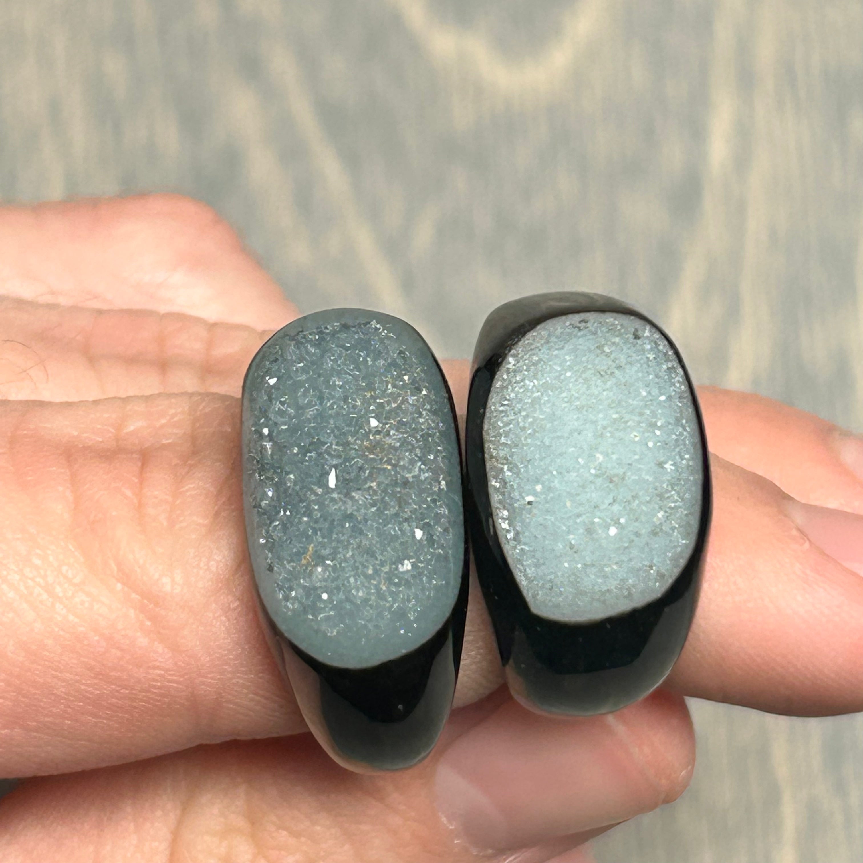 wholesale druzy onyx ring for boutiques