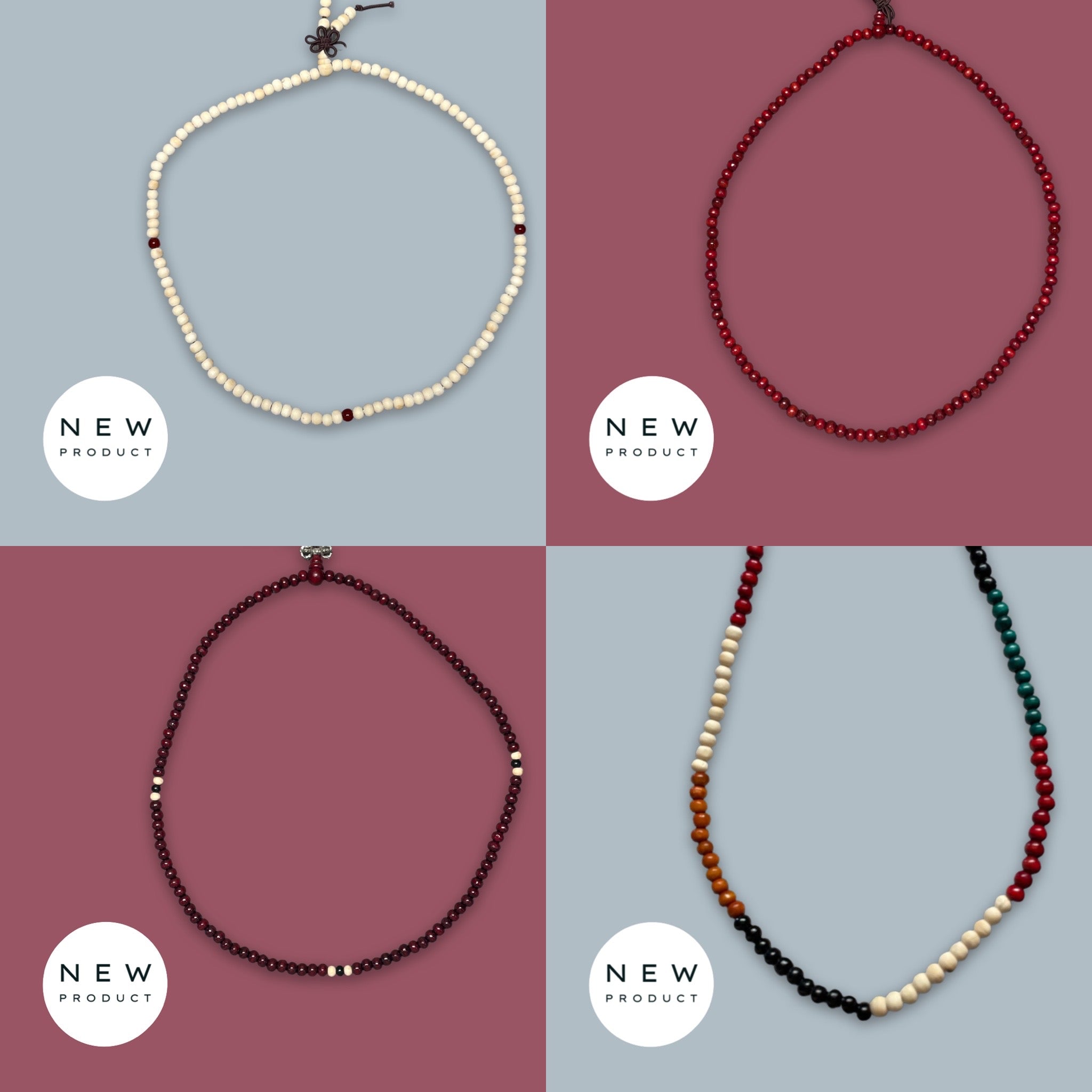 Wooden Mala Power Bead Necklace – Affordable Yoga Jewelry