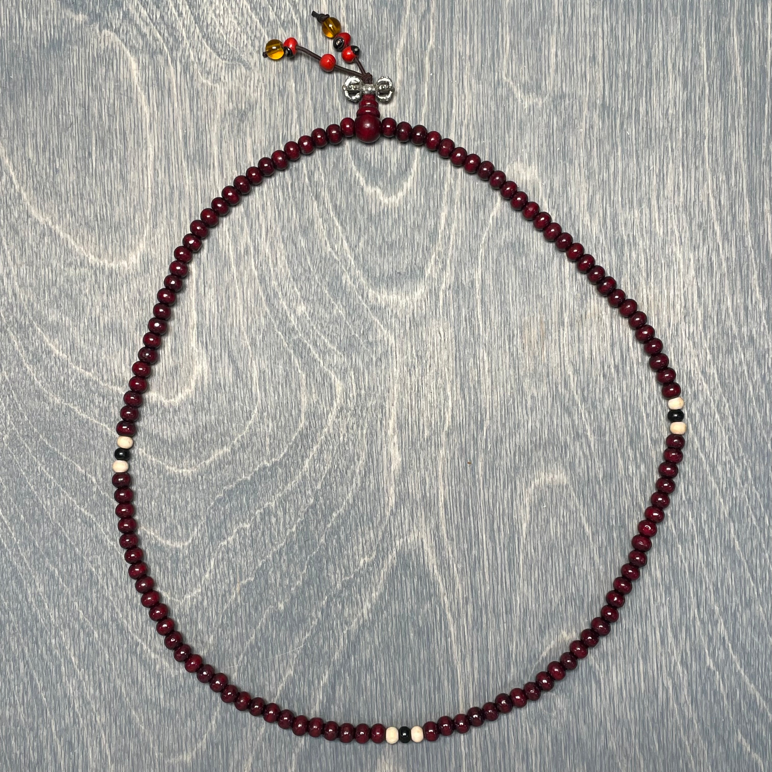 Wooden Mala Power Bead Necklace – Affordable Yoga Jewelry