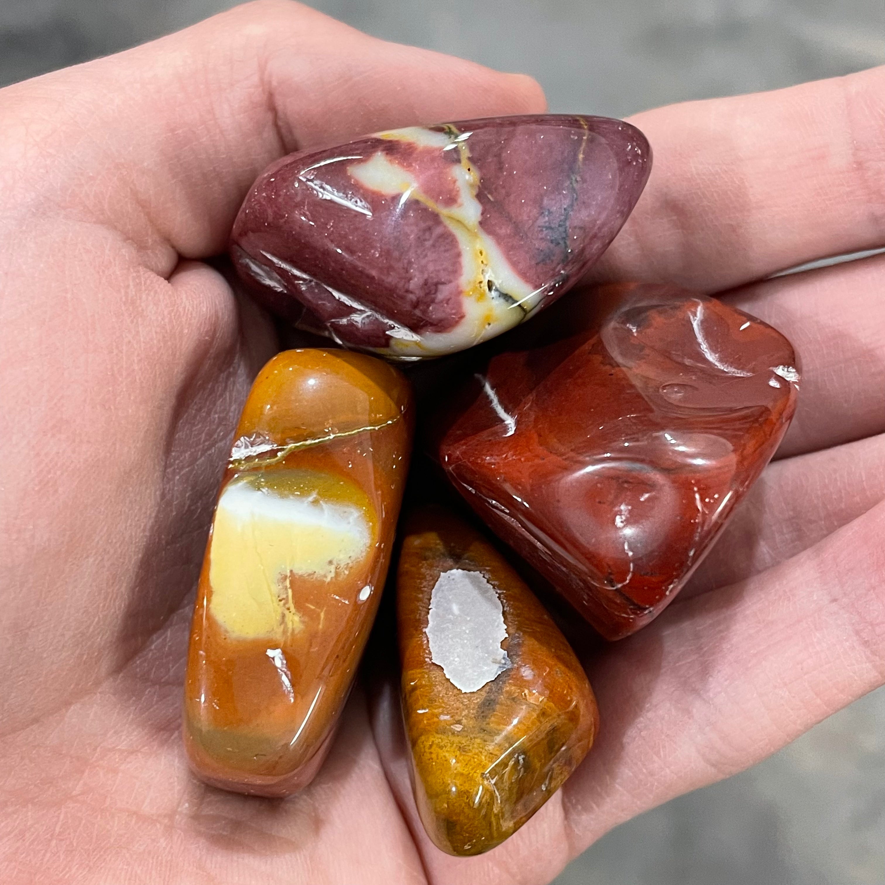 Bulk Mookaite Jasper crystals for retailers and shops