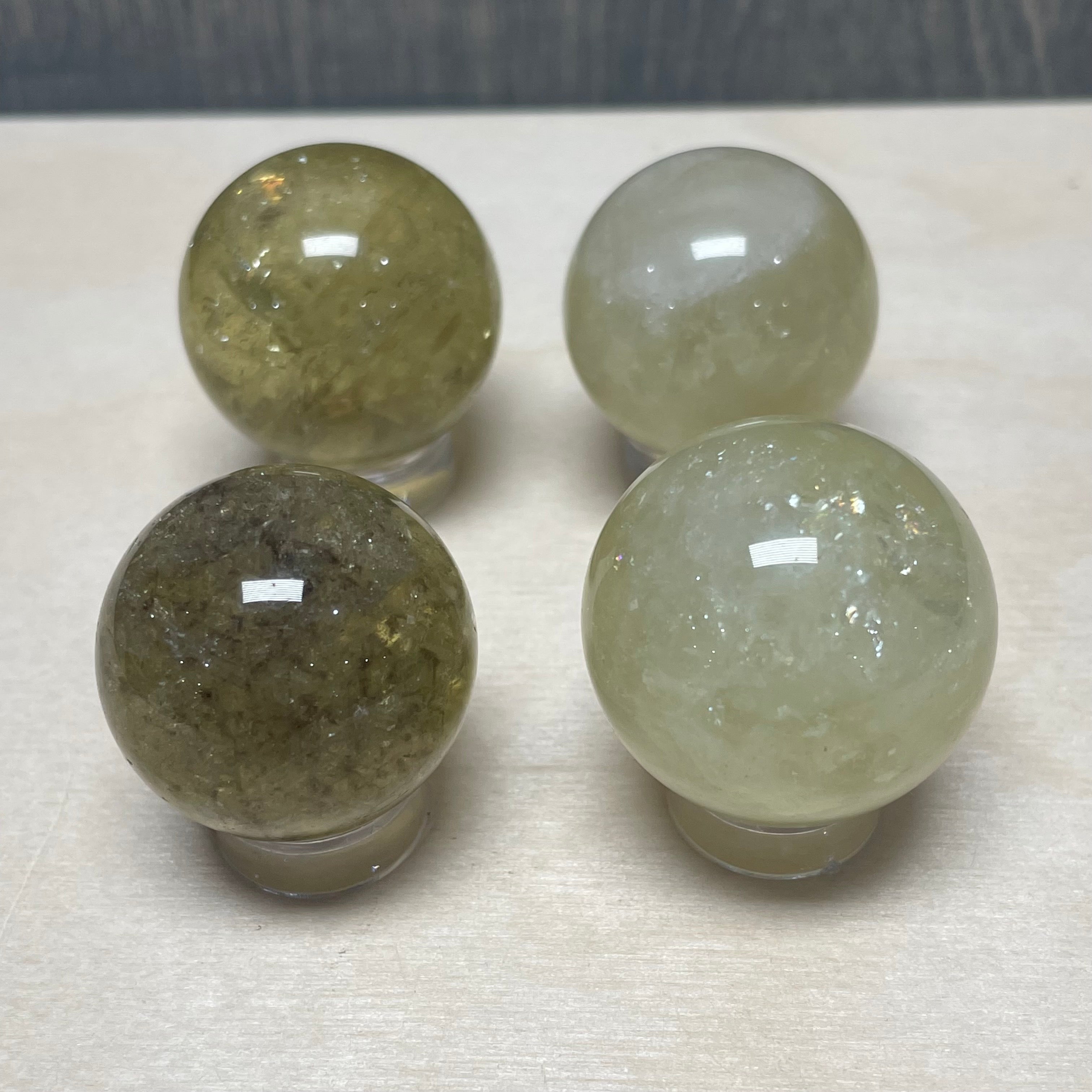 Citrine spheres for metaphysical shops and energy work