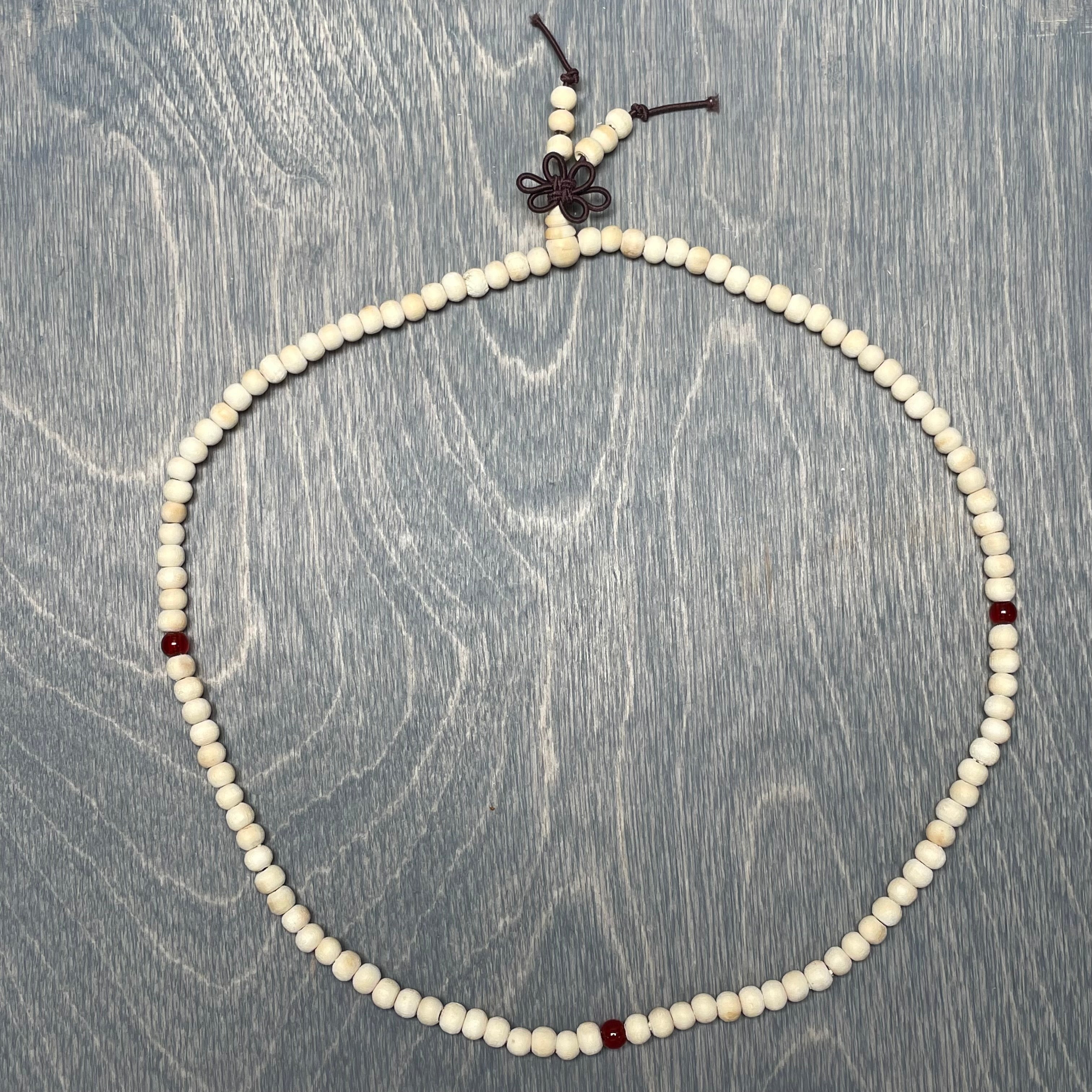 Wooden Mala Power Bead Necklace – Affordable Yoga Jewelry