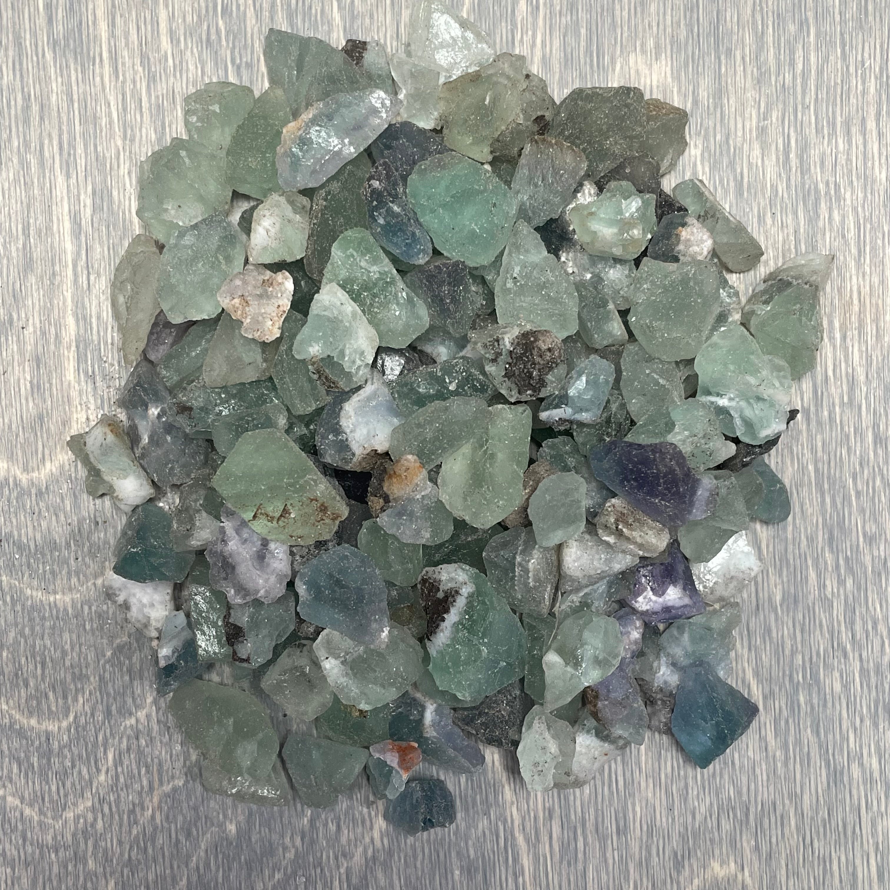 Fluorite green raw chunks in bulk wholesale lot