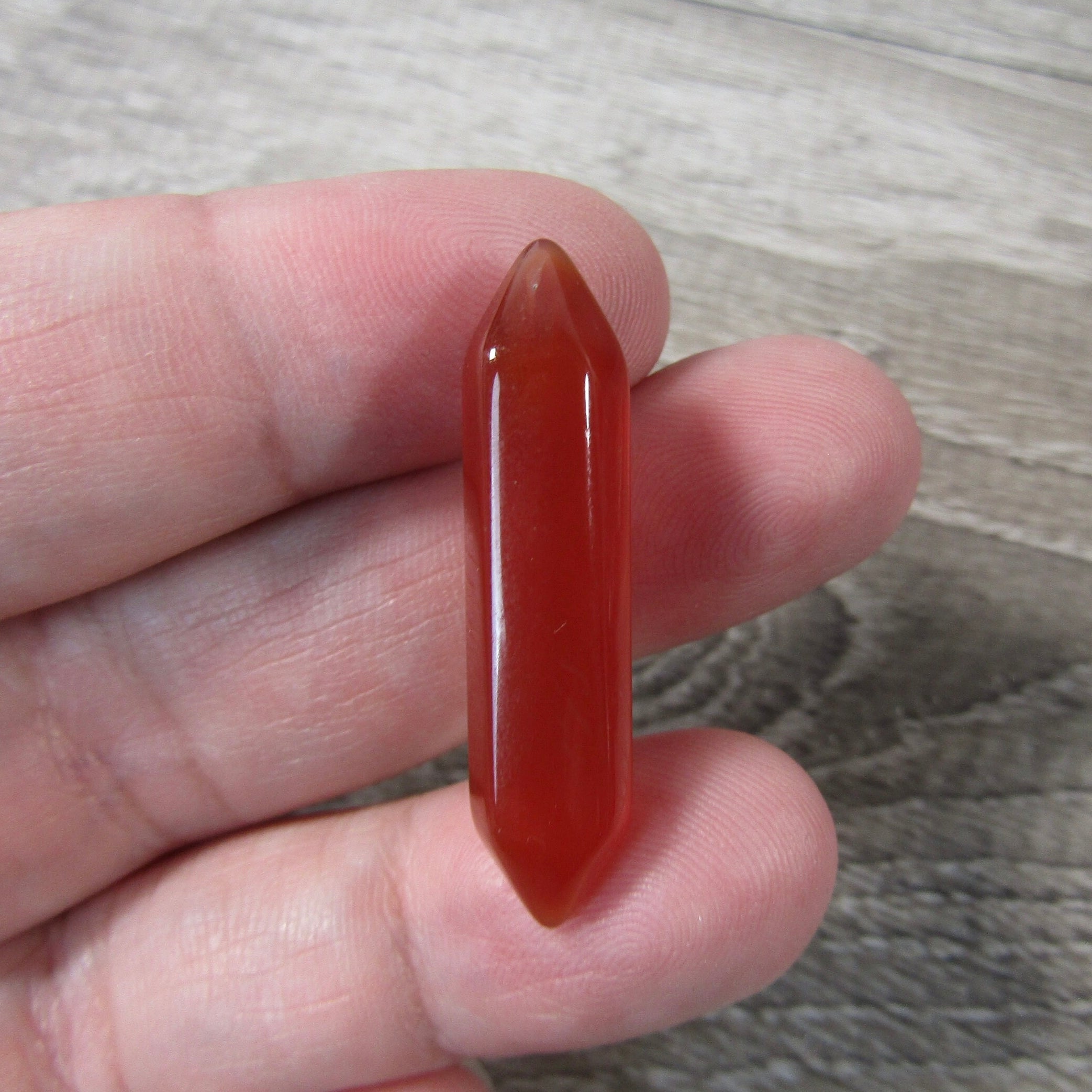carnelian Small double terminated crystal wand wholesale