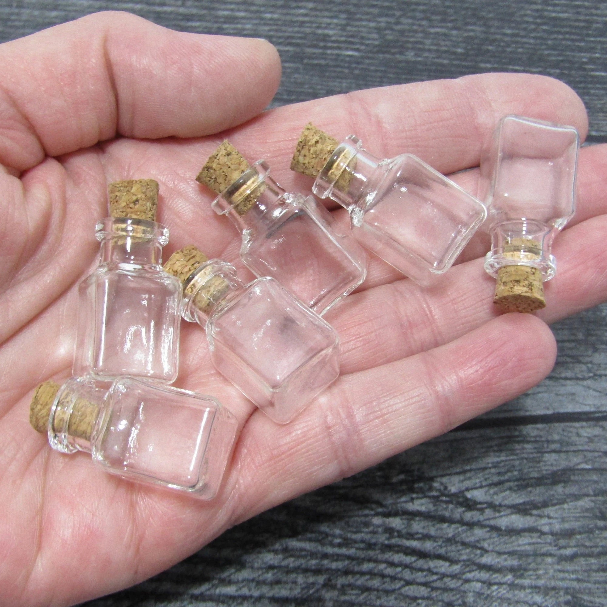 mini glass bottle with cork lid bulk wholesale