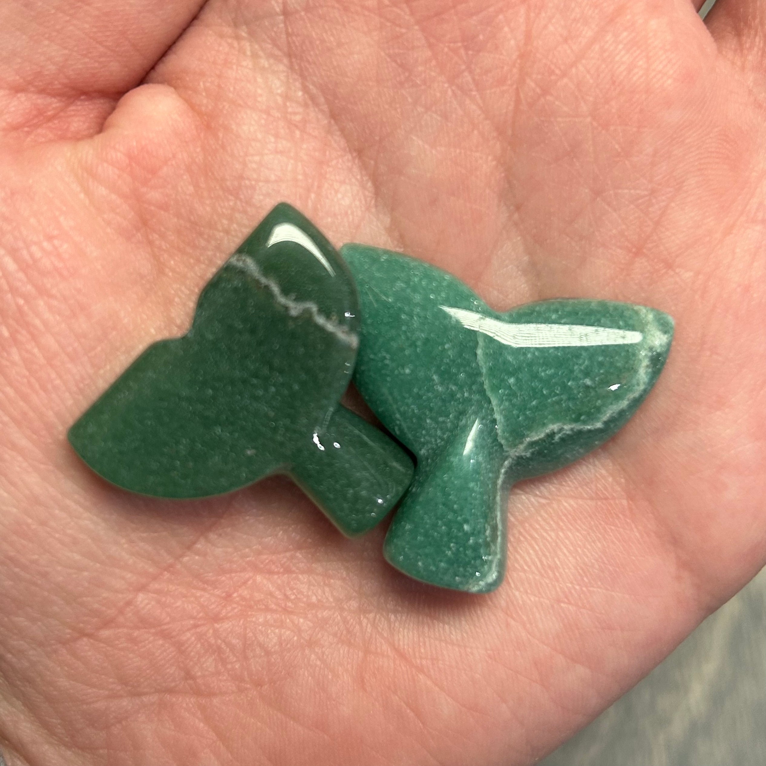 Aventurine mini gemstone mermaid tail figurine wholesale gift shop