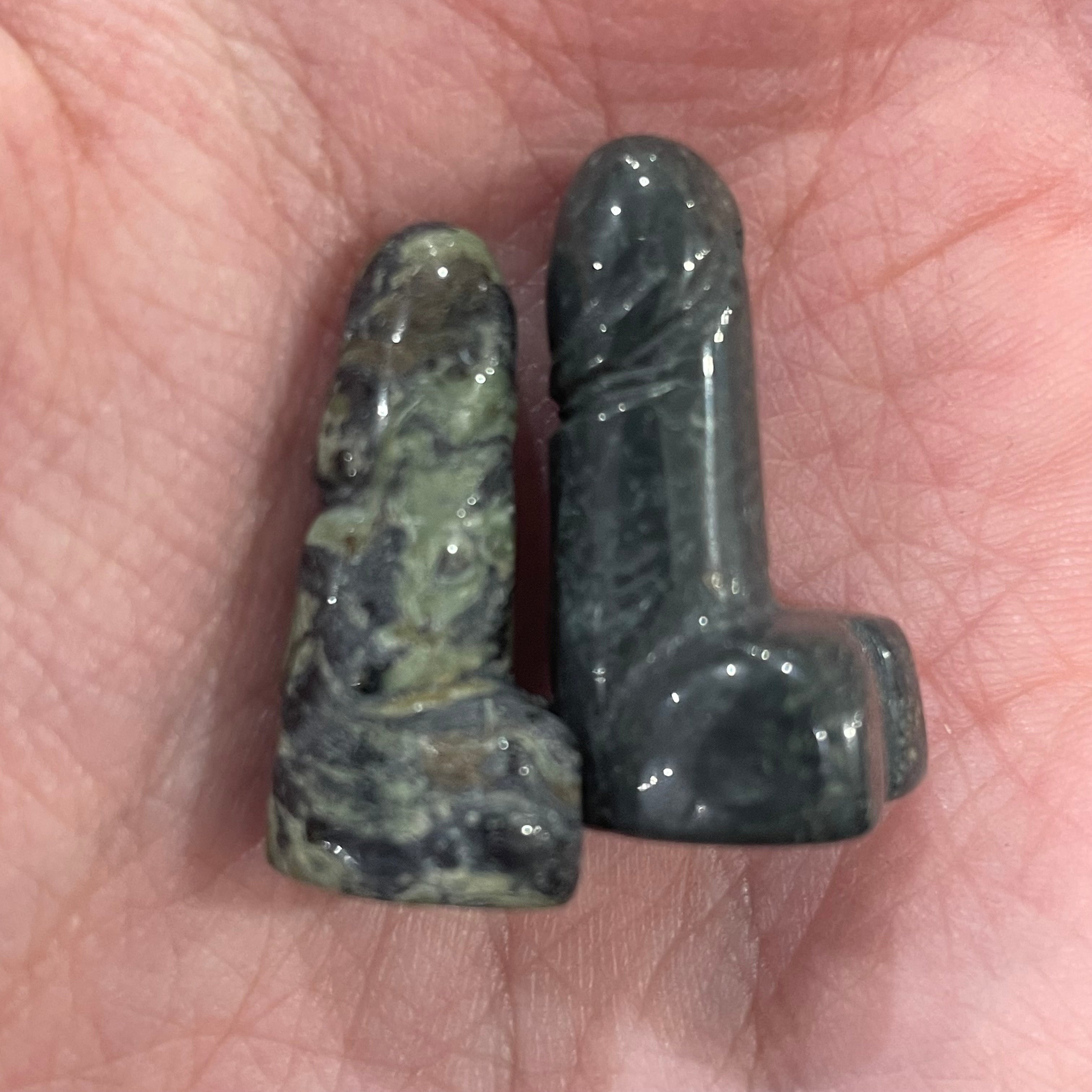 Crystal Phallic Figurine – Small Carved Gemstone Statue