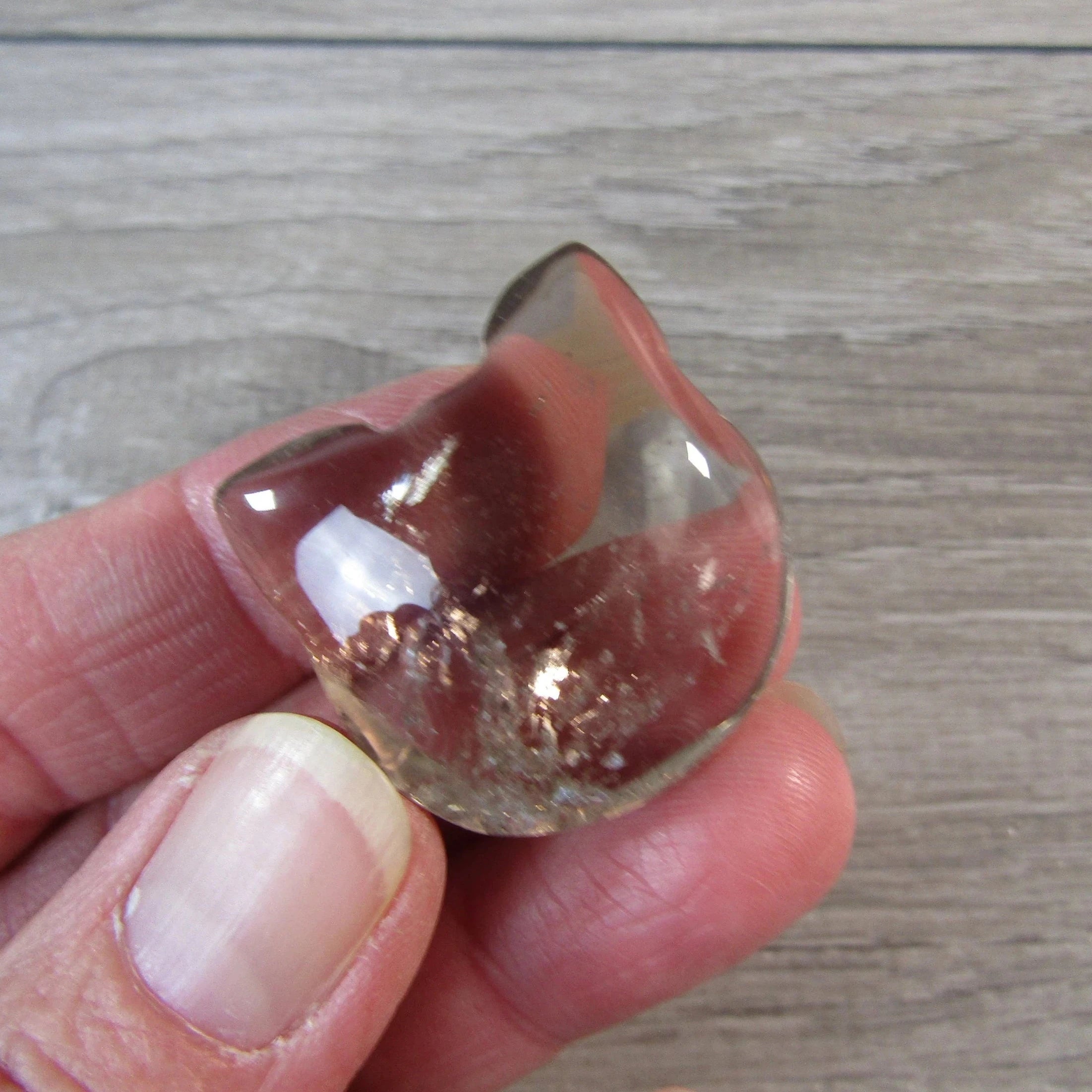 smoky quartz crystal gemstone cat figurine for crystal shop resale