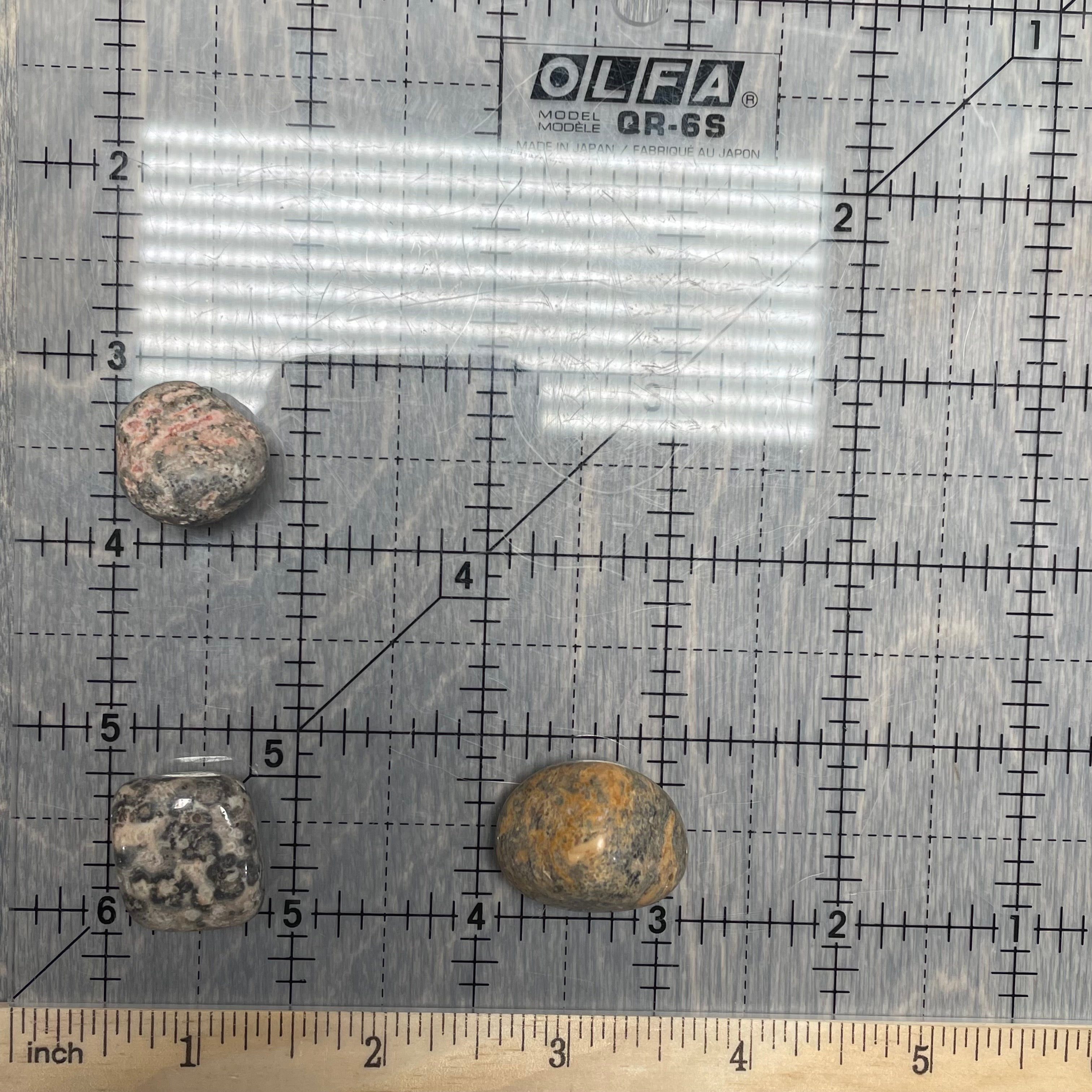 Gift shop wholesale tumbled Leopardskin Jasper stones