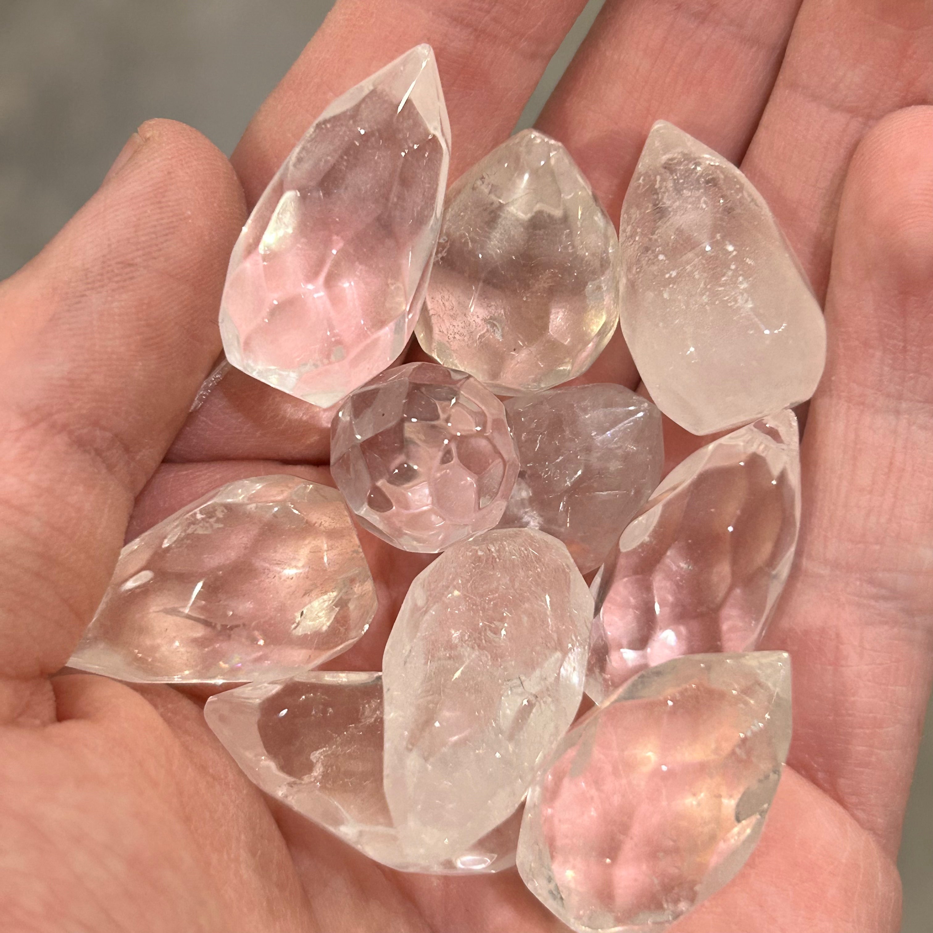 clear quartz bulk mini crystal flames wholesale for resale