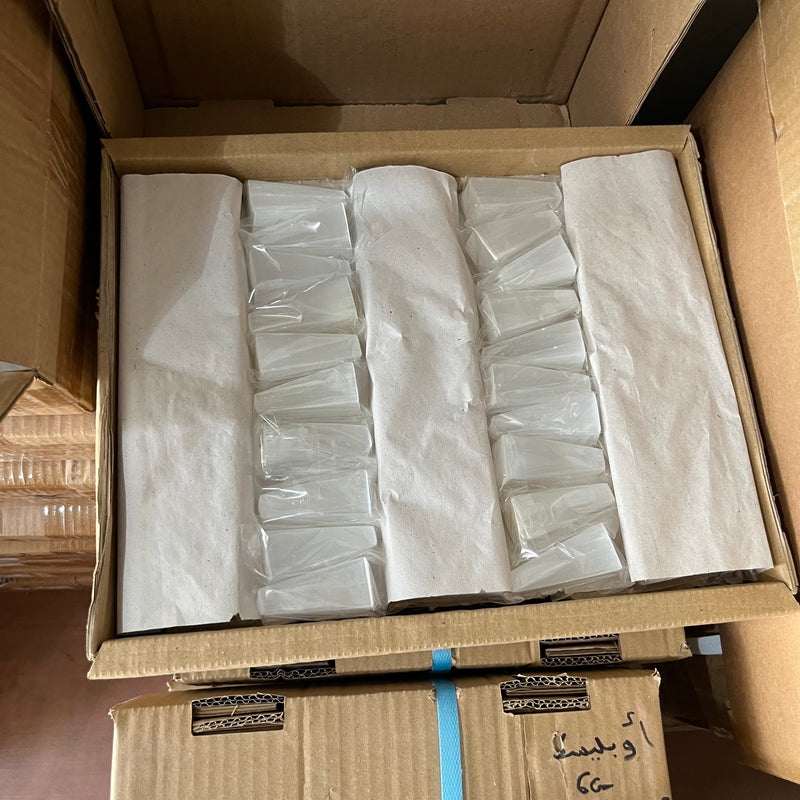 Selenite Egyptian Obelisk 6 cm Box of 150