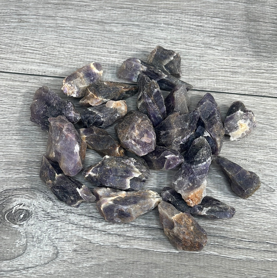 Chevron Amethyst Chunks 1 Lb