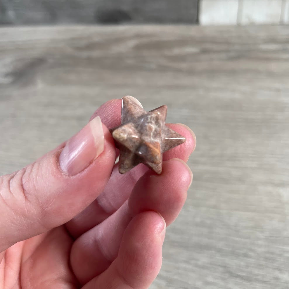 red aventurine double merkaba crystal